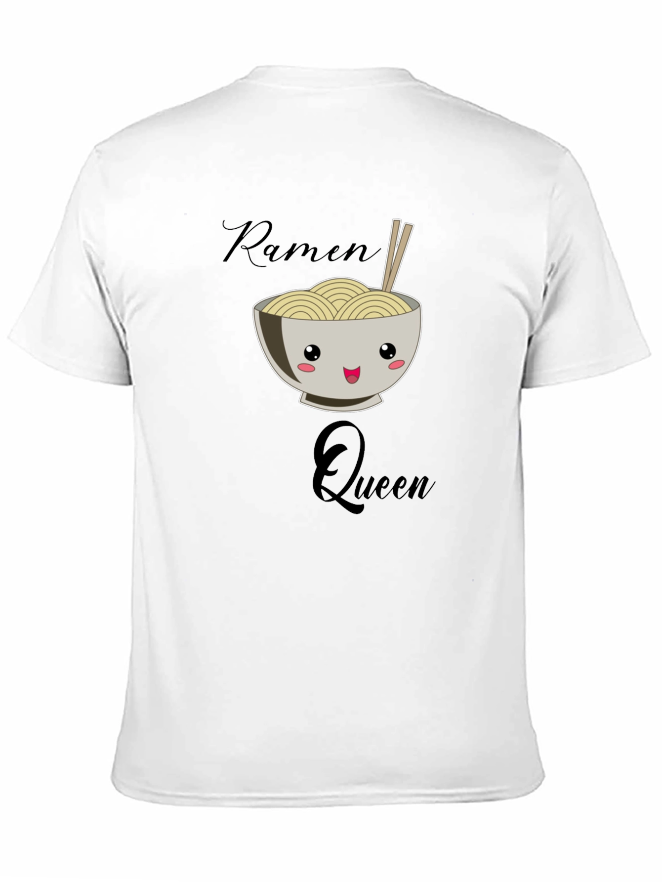 Ramen Queen Graphic T-Shirt - Black