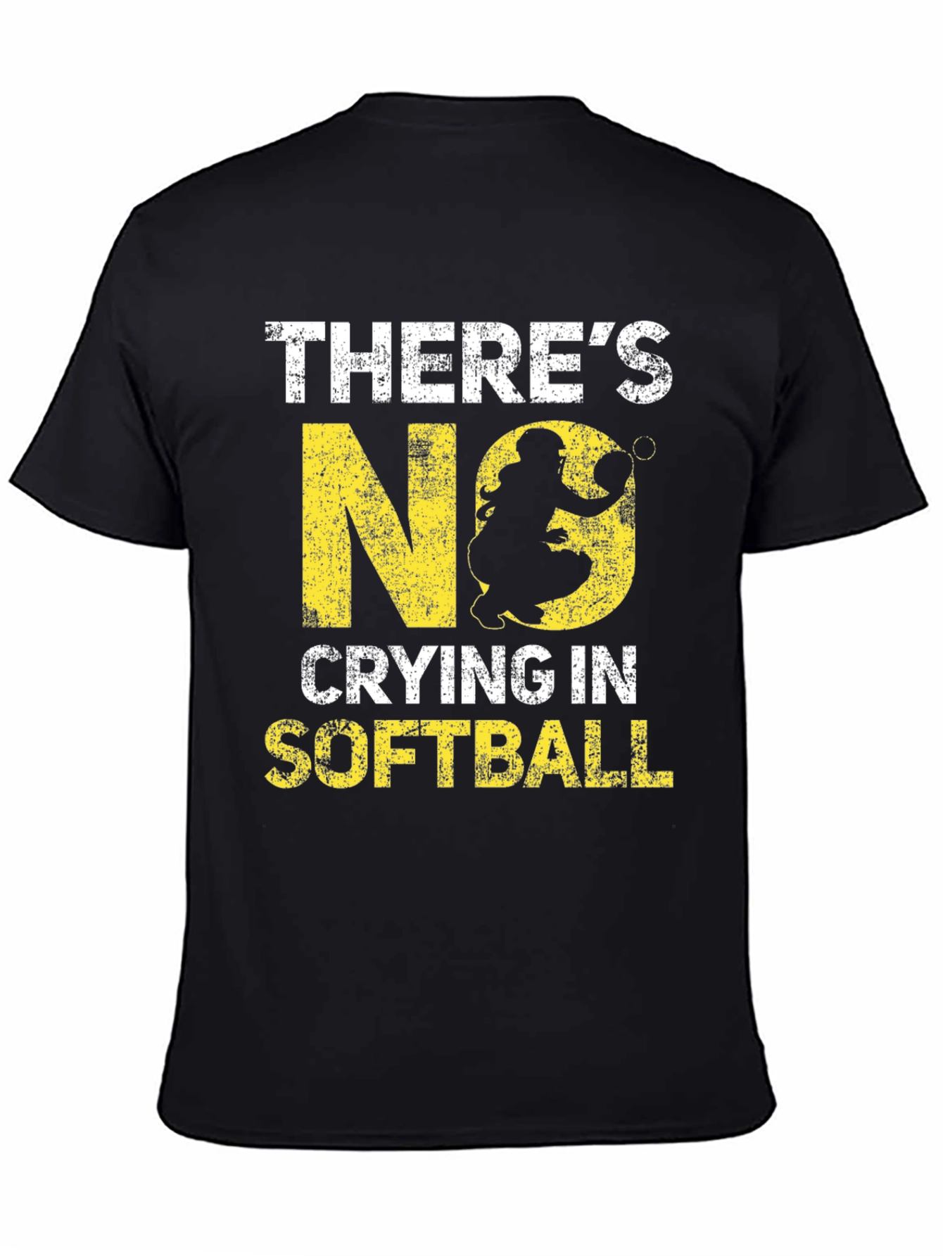 Theres No Crying in Softball Graphic Tee