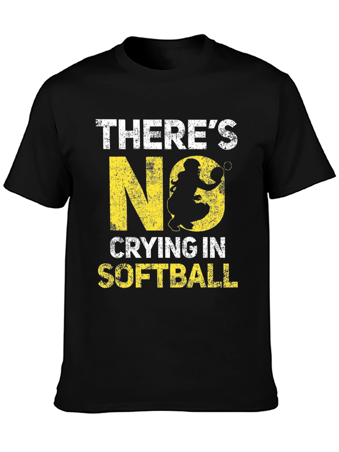 Theres No Crying in Softball Graphic Tee