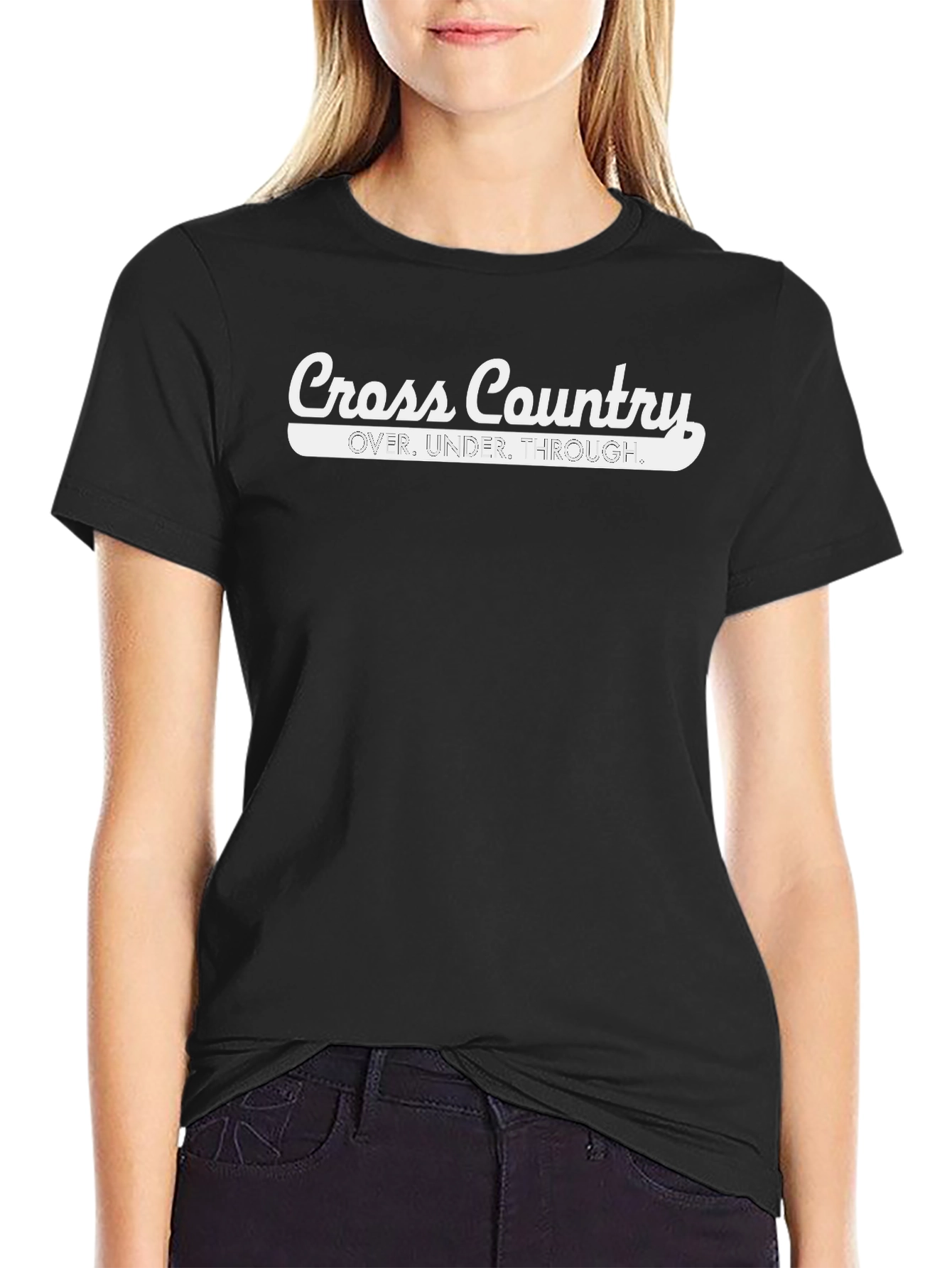 Cross Country Running Tee - Over Under Through