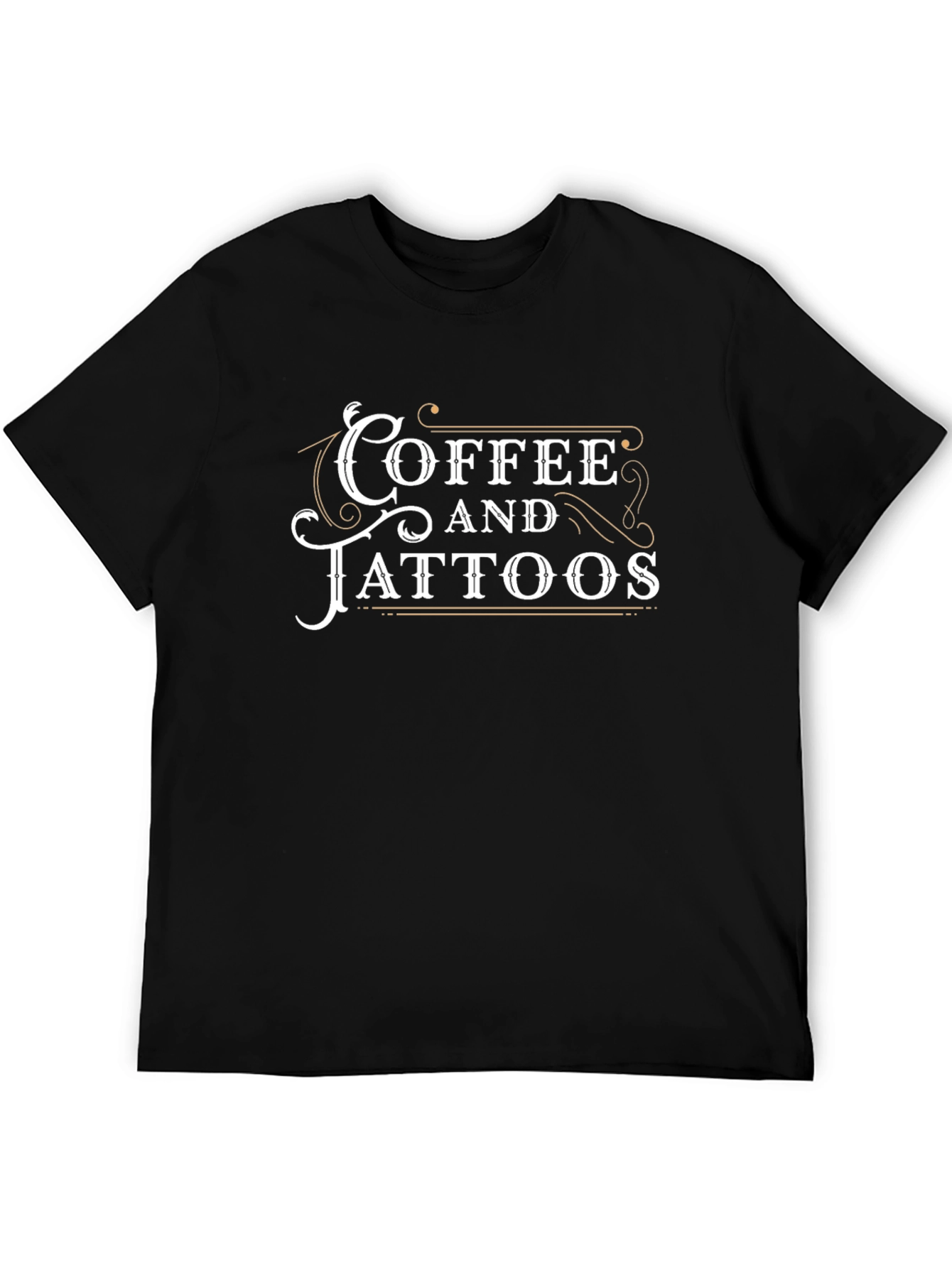 Coffee and Tattoos Graphic Tee - Casual Style