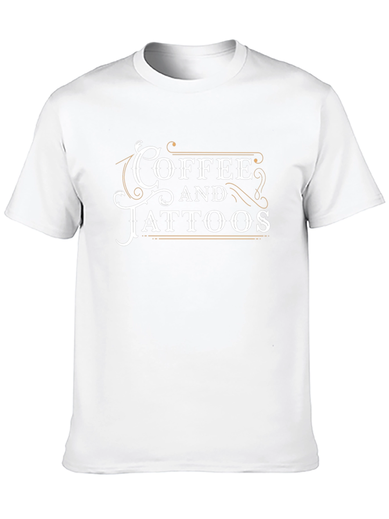 Coffee and Tattoos Graphic Tee - Casual Style