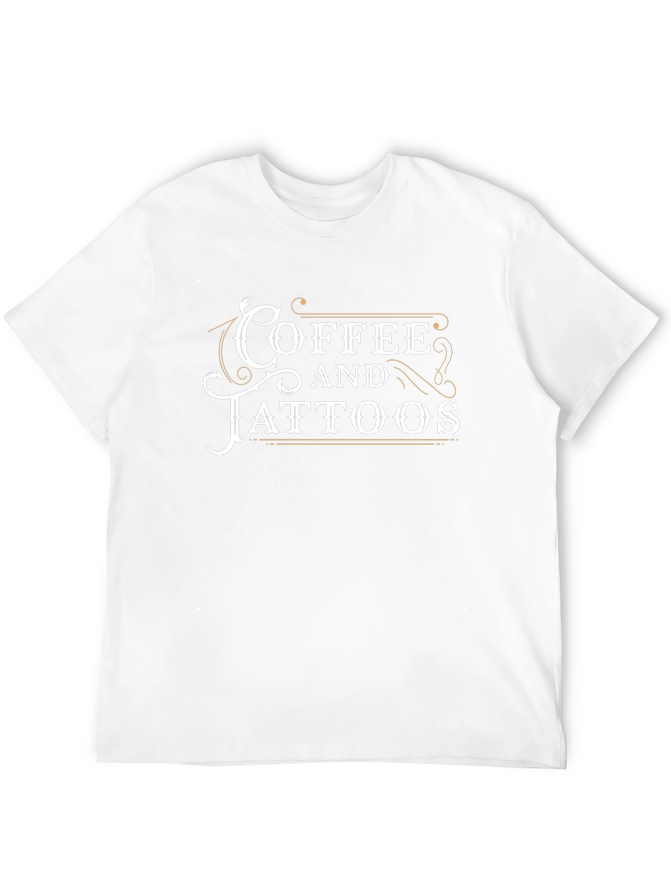 Coffee and Tattoos Graphic Tee - Casual Style