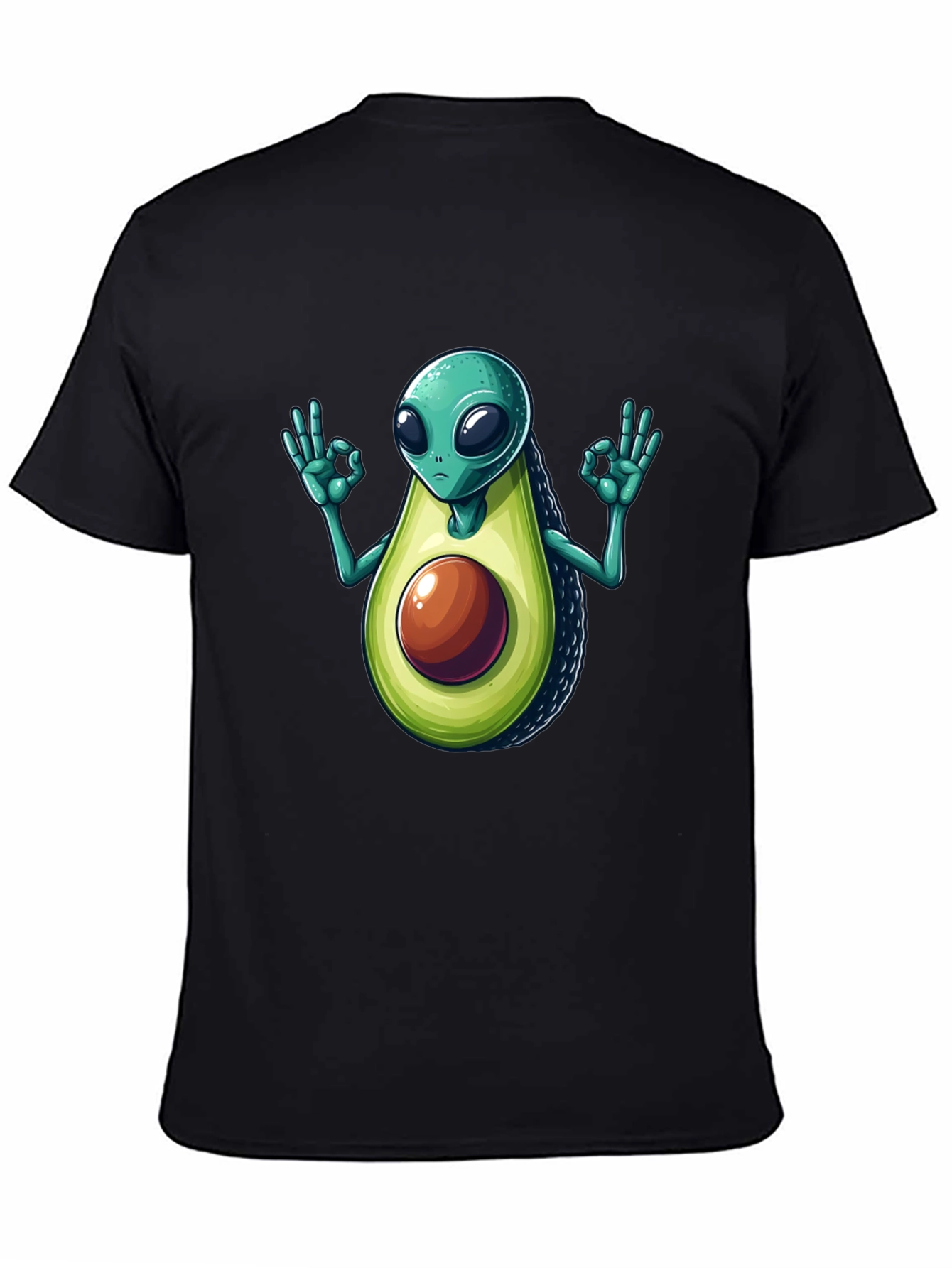 Alien Avocado T-Shirt - Funny Graphic Tee