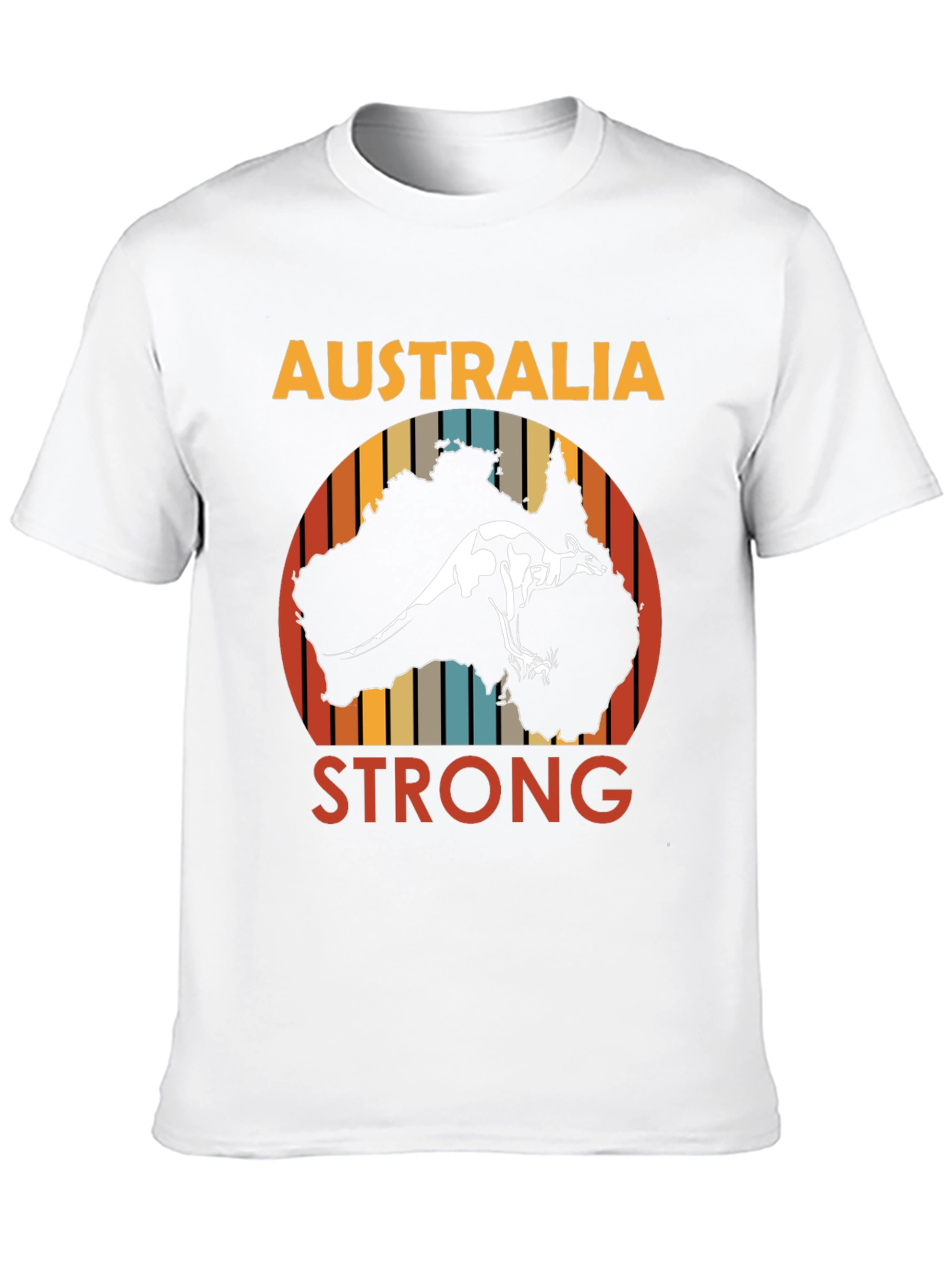 Australia Strong Kangaroo Graphic T-Shirt