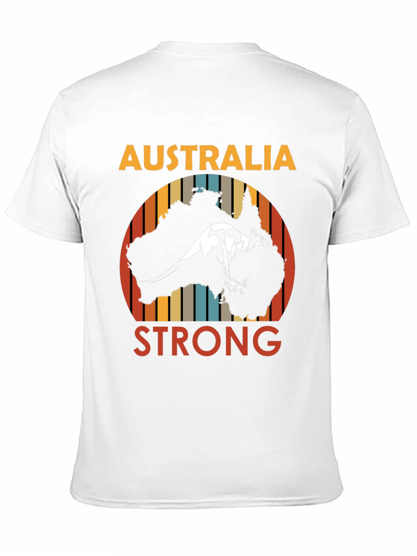 Australia Strong Kangaroo Graphic T-Shirt
