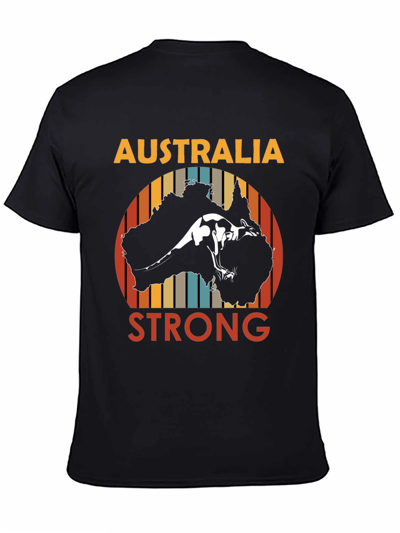 Australia Strong Kangaroo Graphic T-Shirt