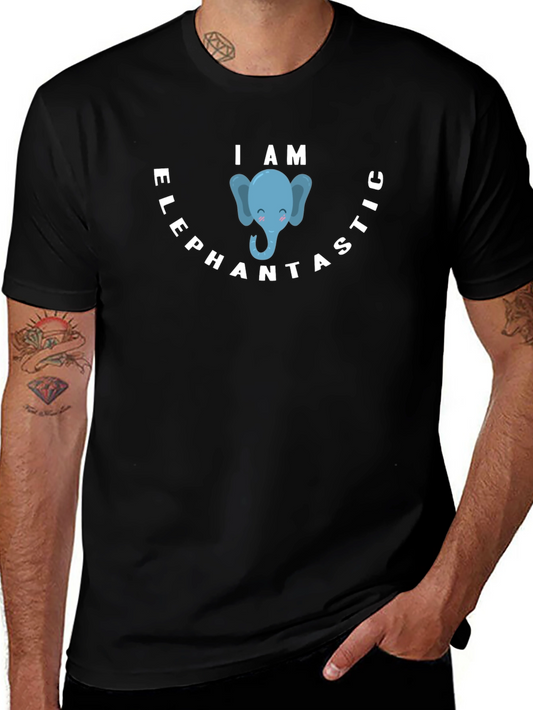 Elephantastic Graphic Tee - Funny Animal Pun T-Shirt