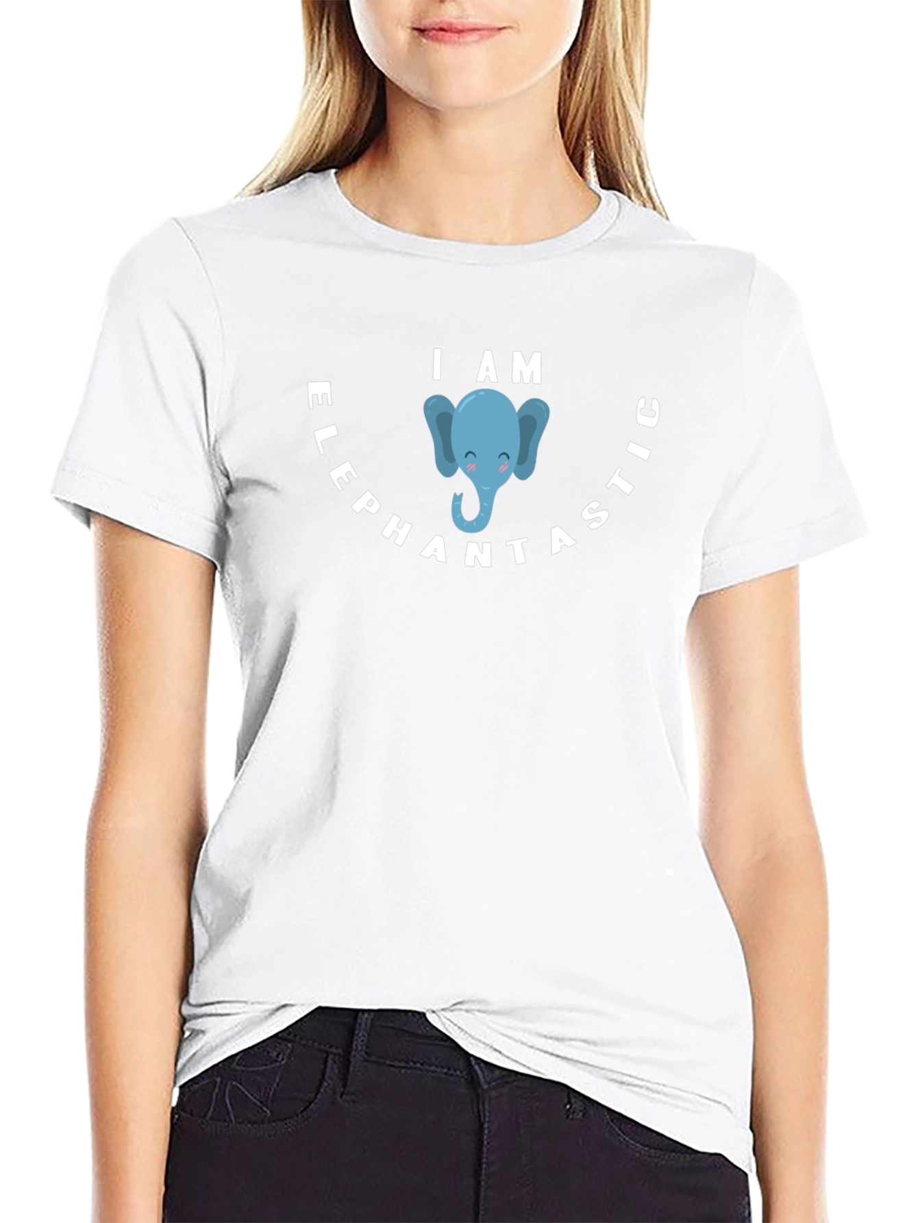 Elephantastic Graphic Tee - Funny Animal Pun T-Shirt