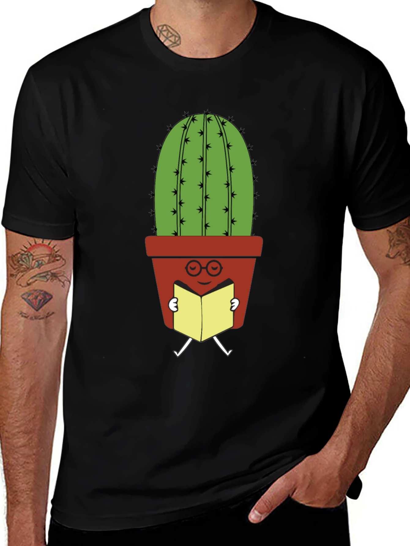 Reading Cactus Graphic Tee