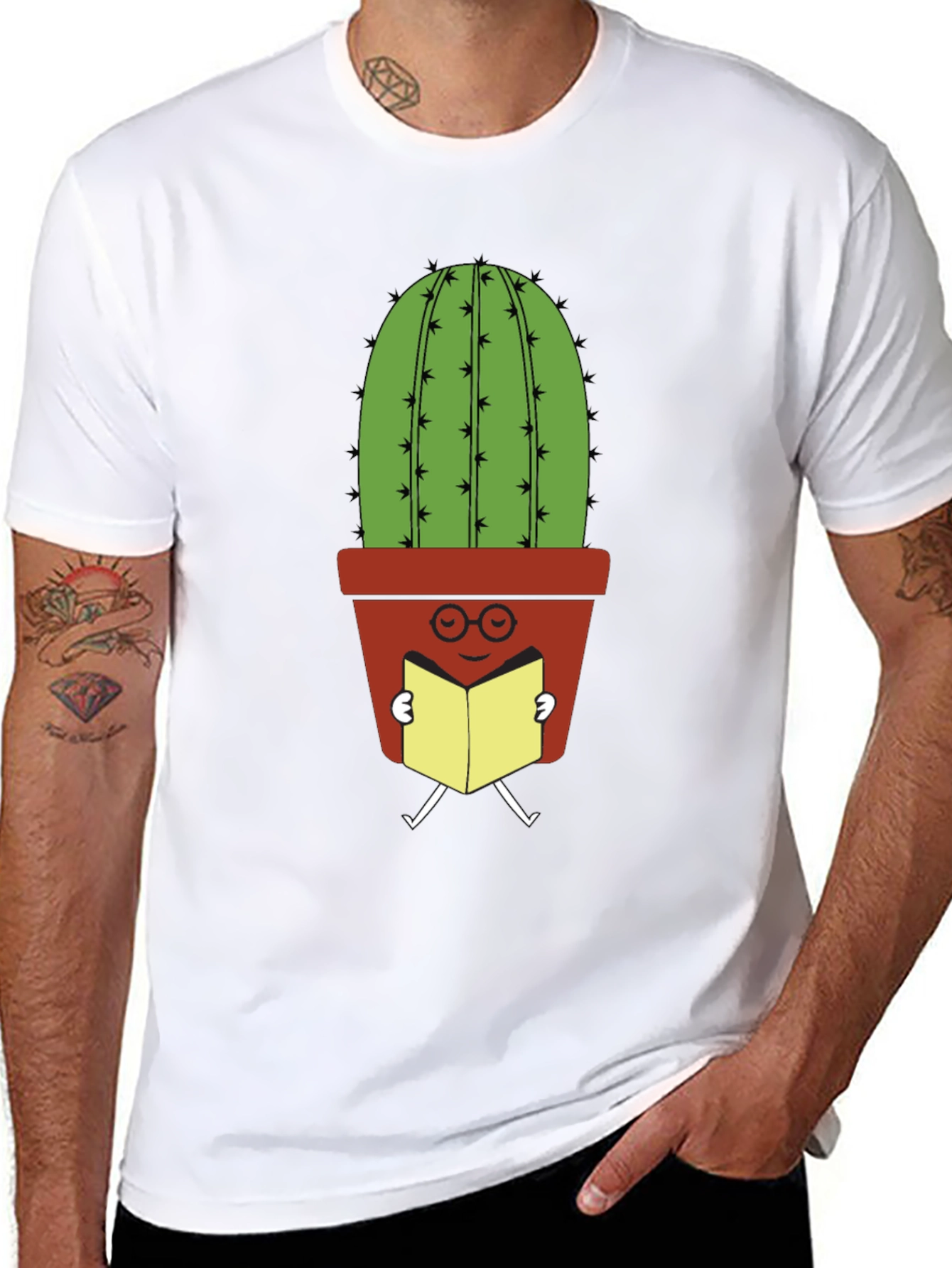 Reading Cactus Graphic Tee