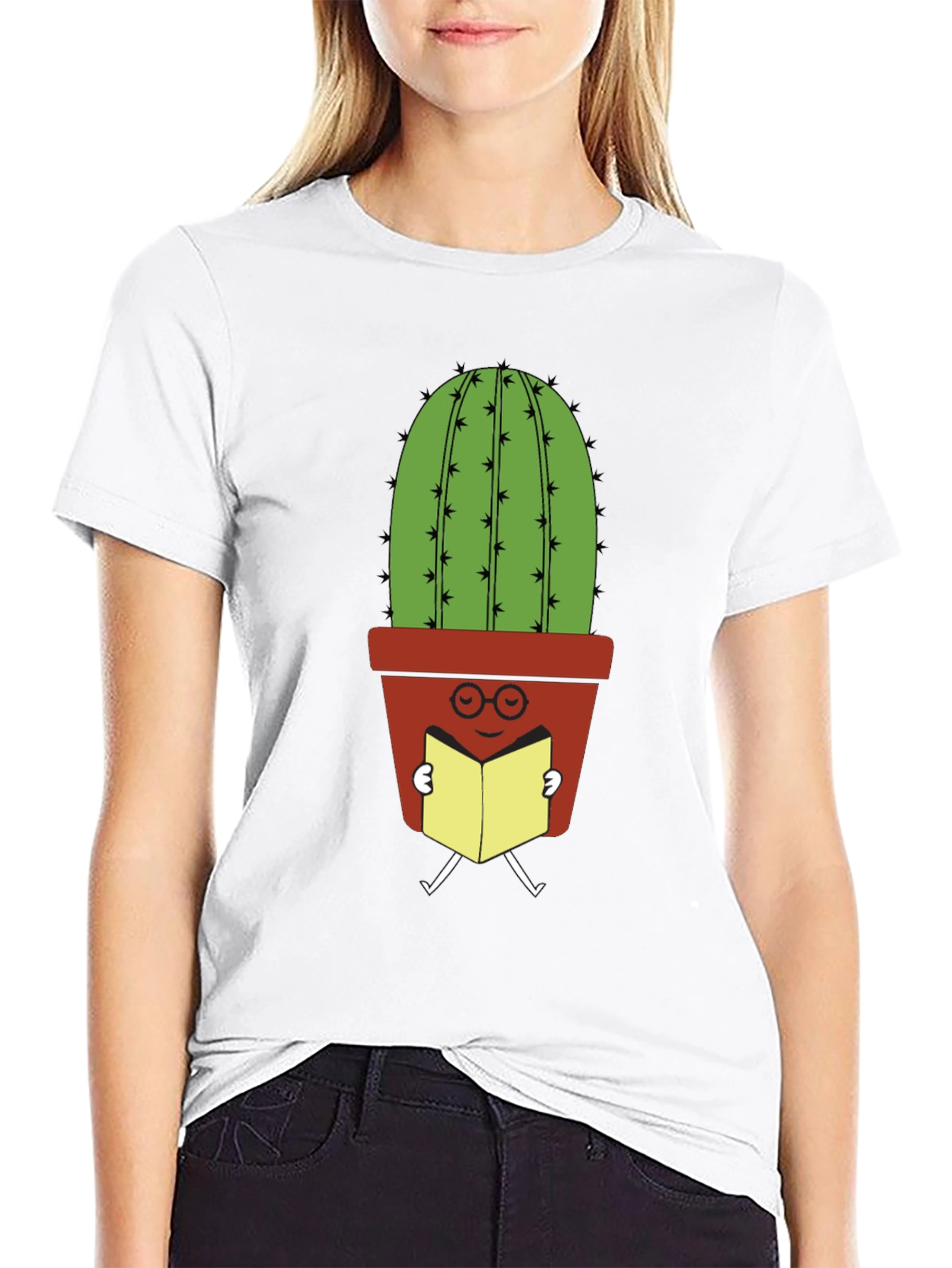 Reading Cactus Graphic Tee