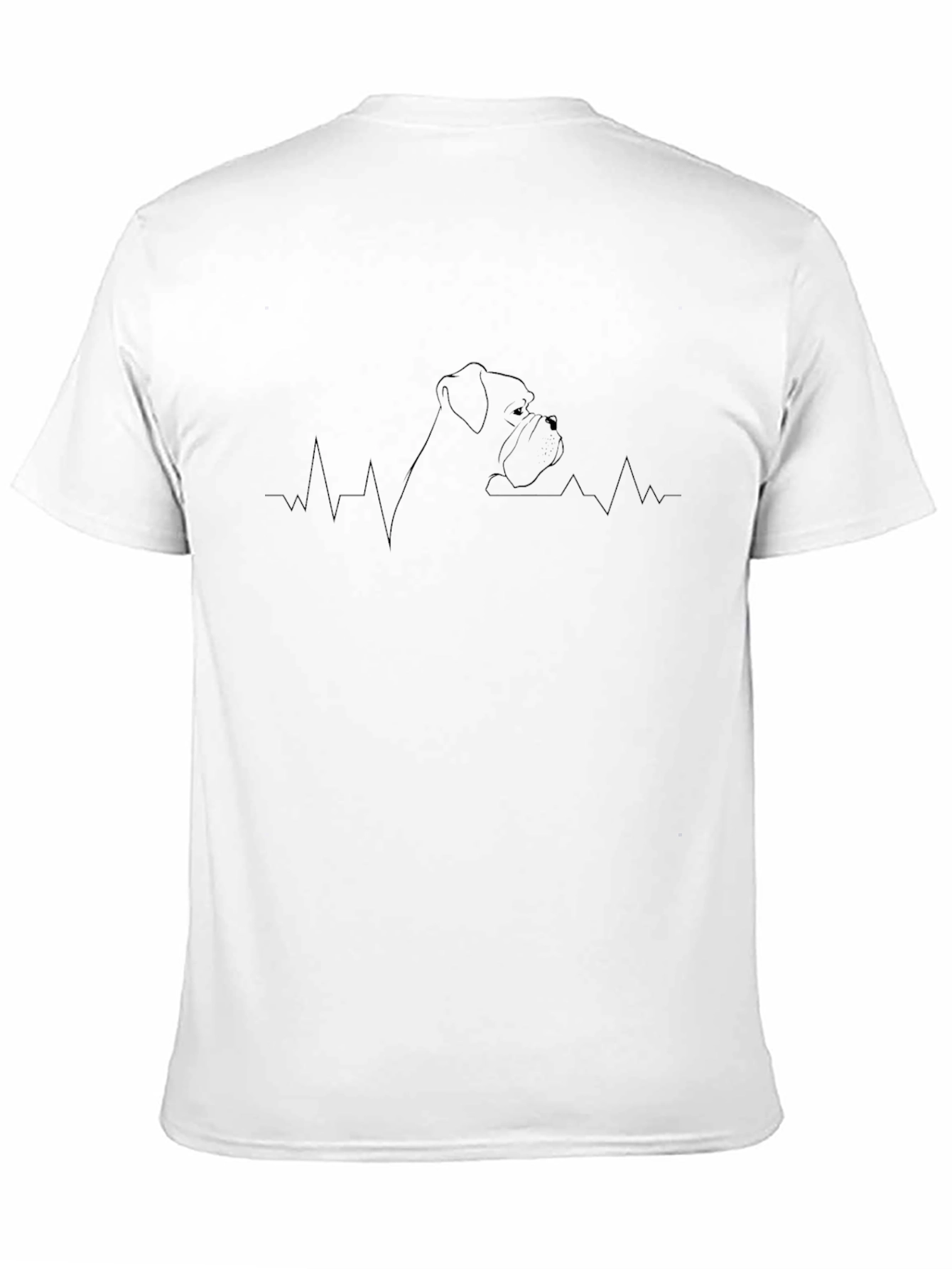 Boxer Dog Heartbeat T-Shirt - Stylish & Unique