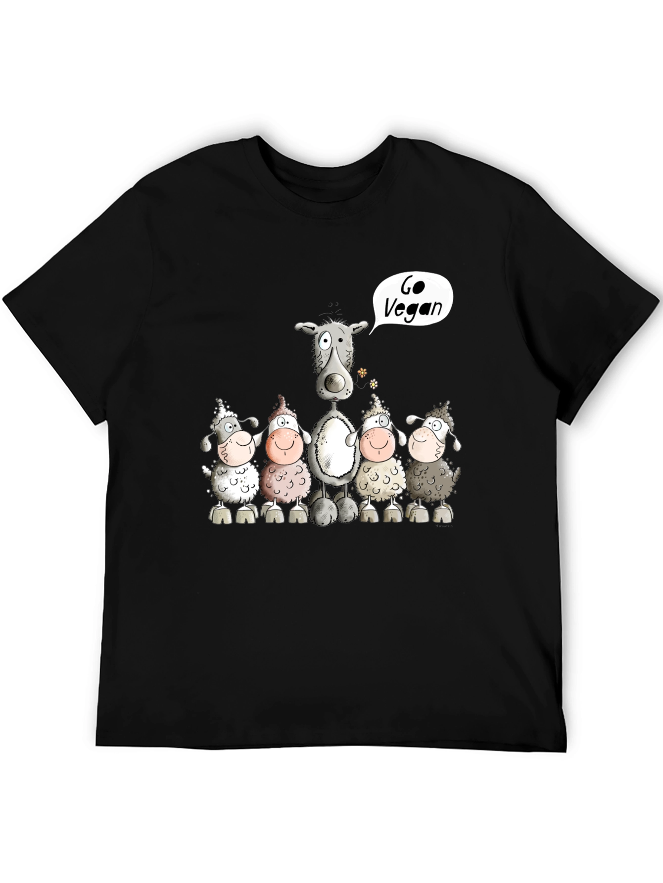 Go Vegan Sheep T-Shirt