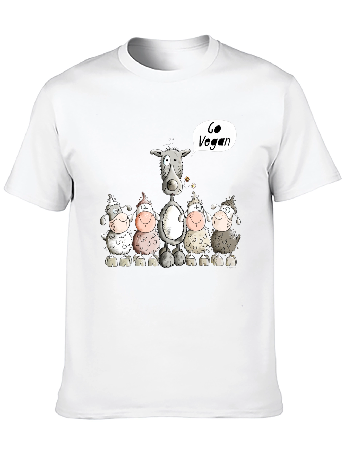 Go Vegan Sheep T-Shirt