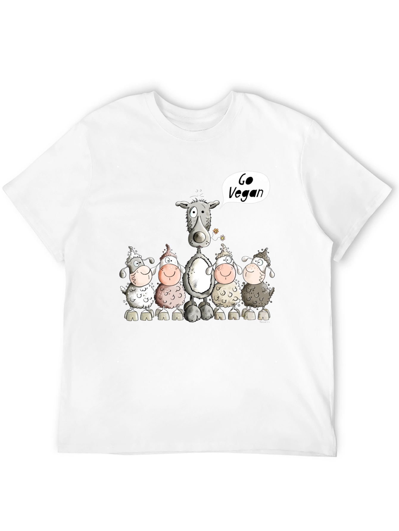 Go Vegan Sheep T-Shirt