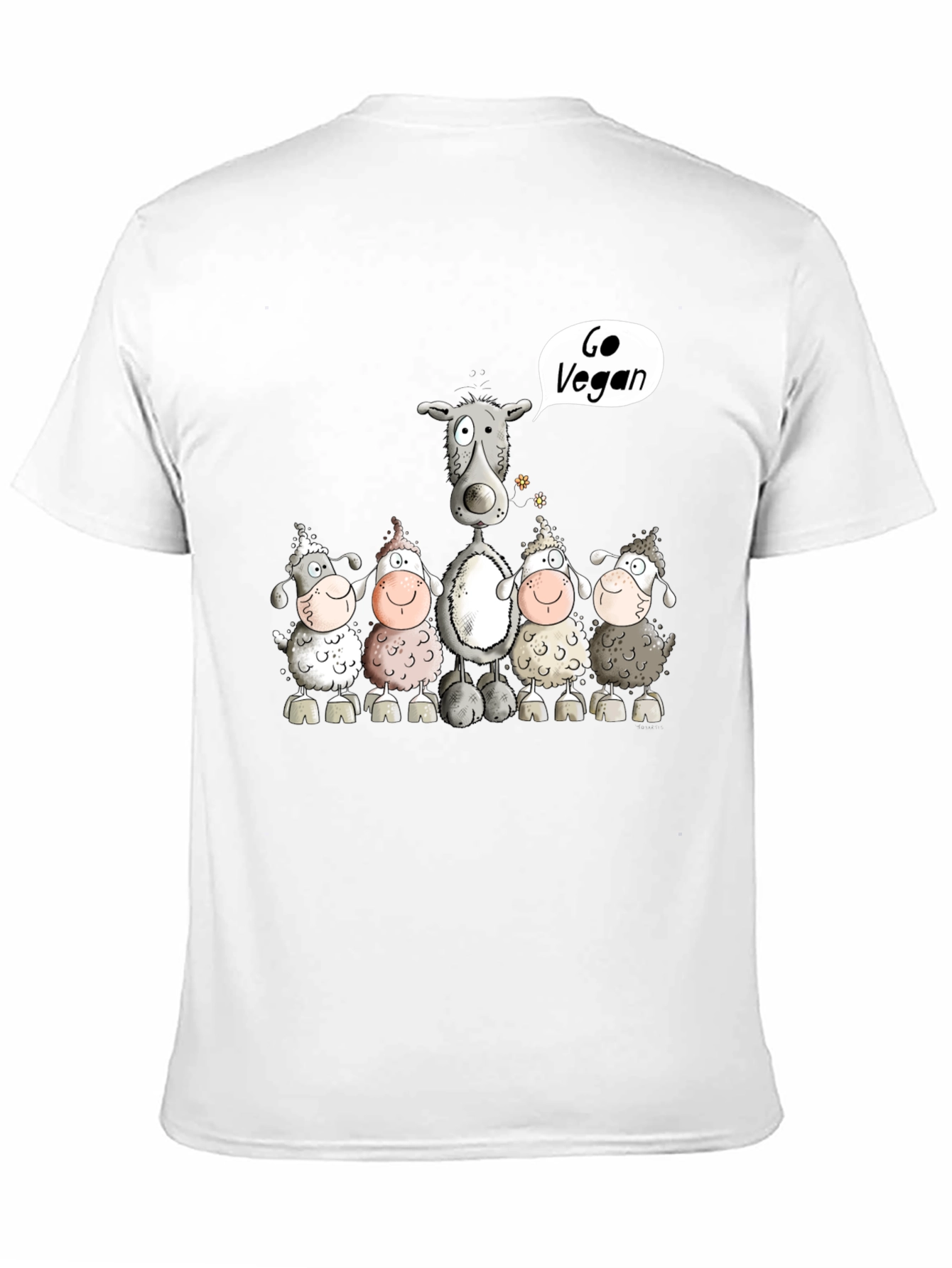 Go Vegan Sheep T-Shirt