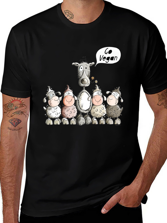 Go Vegan Sheep T-Shirt