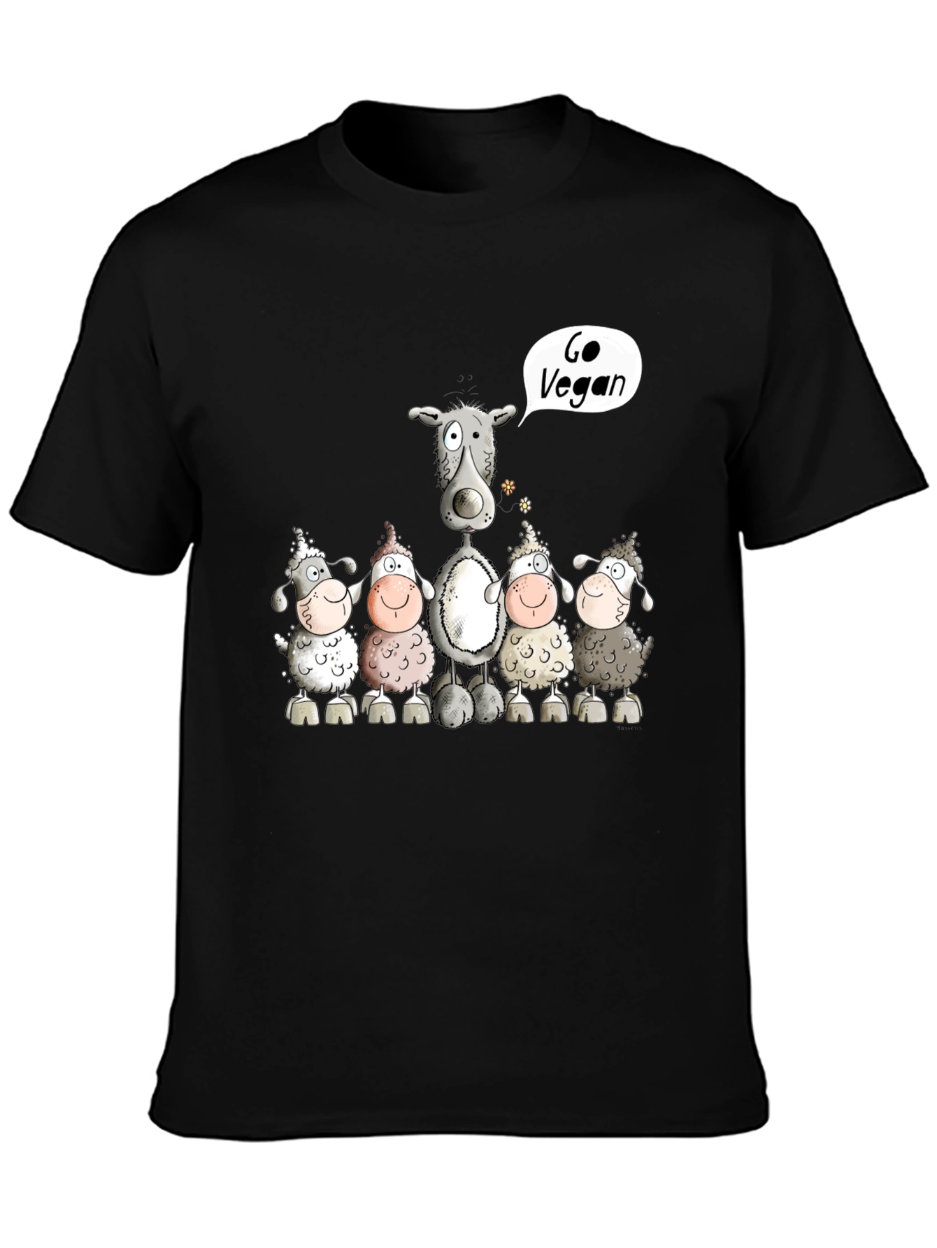 Go Vegan Sheep T-Shirt