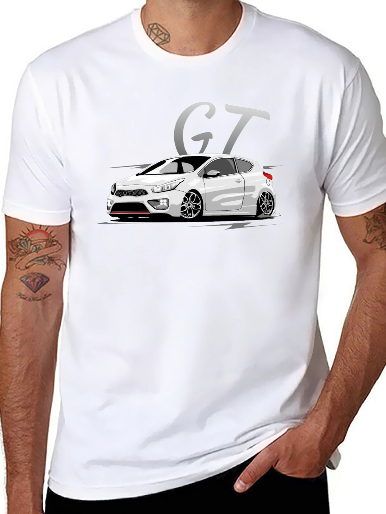 GT Car Graphic Tee - Black