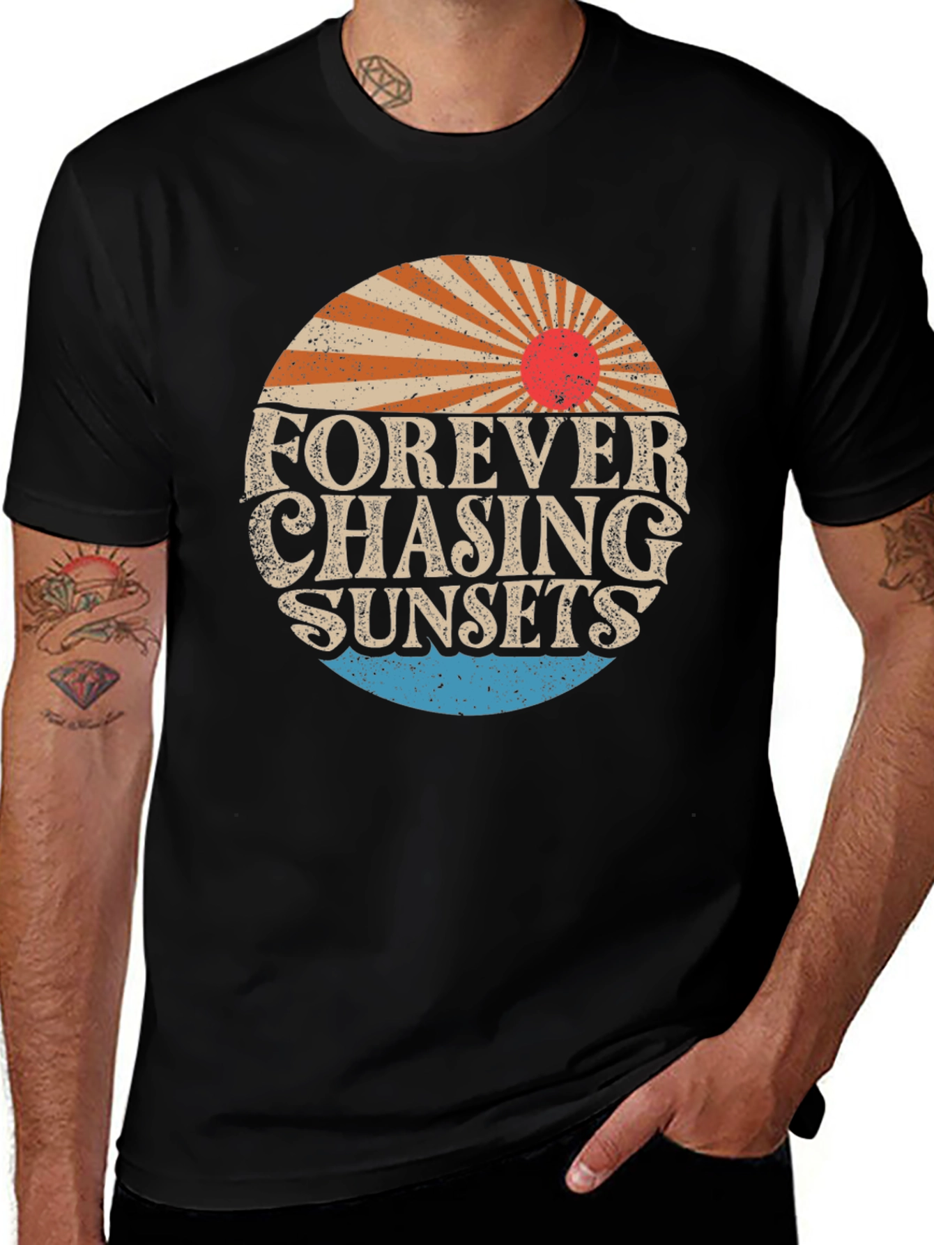 Forever Chasing Sunsets Graphic Tee