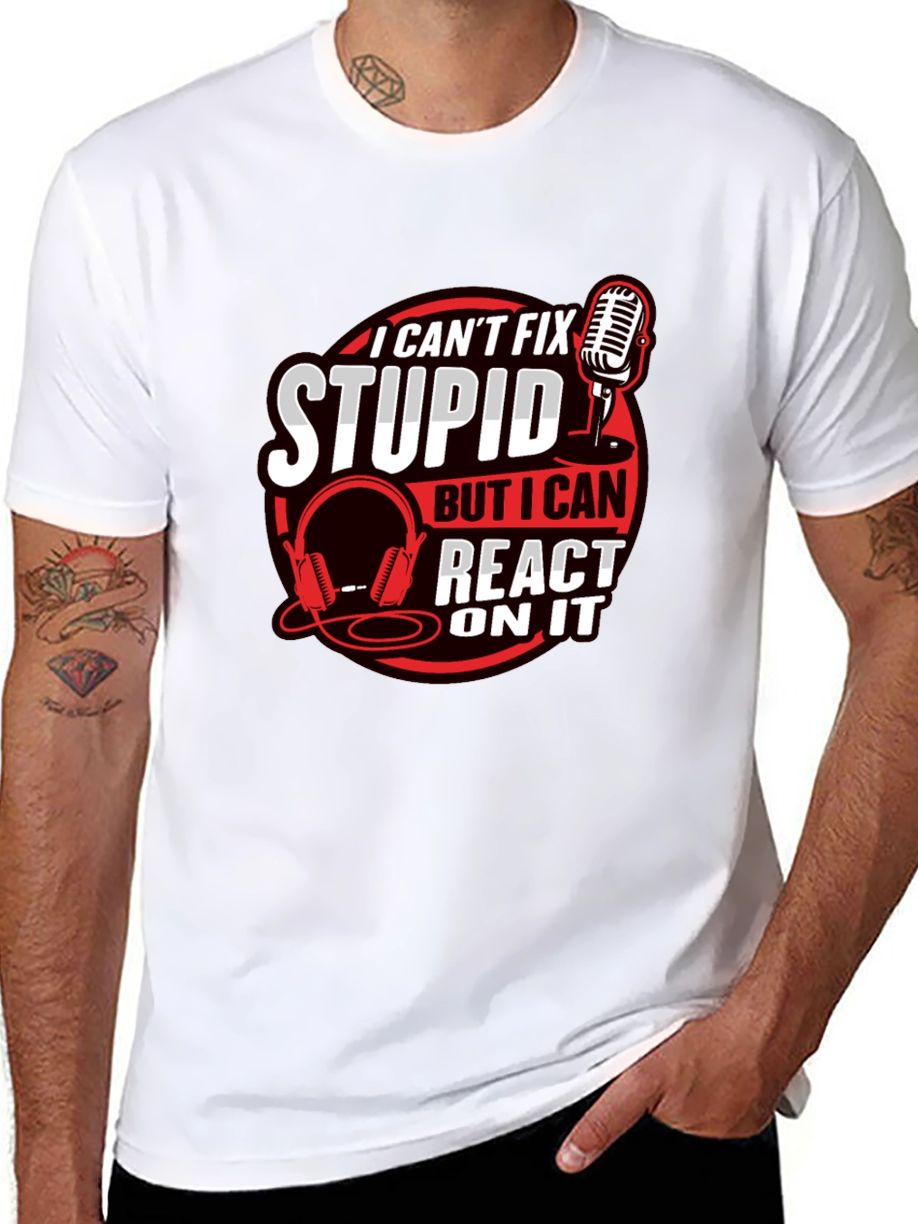 I Cant Fix Stupid Podcast T-Shirt