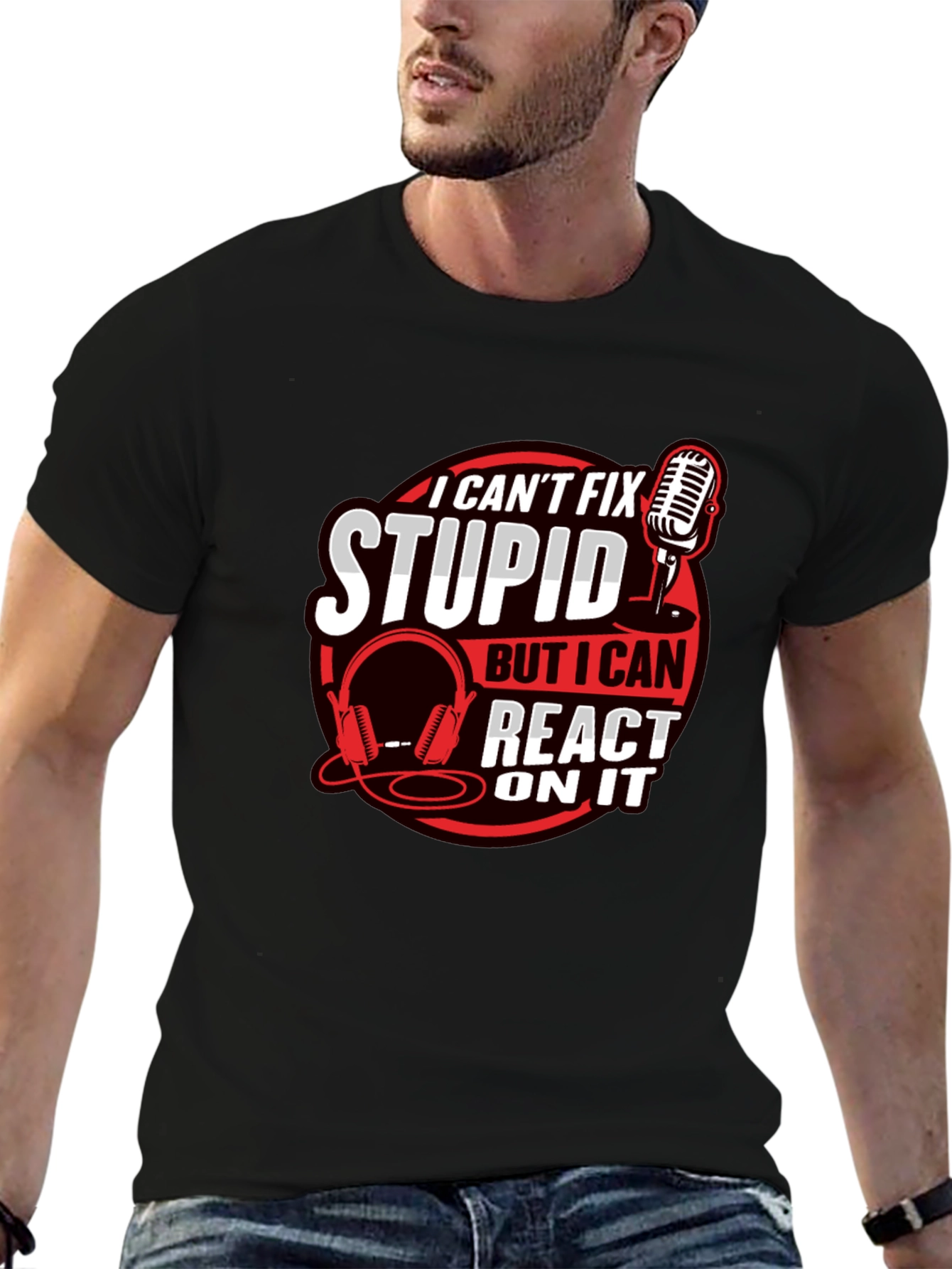 I Cant Fix Stupid Podcast T-Shirt