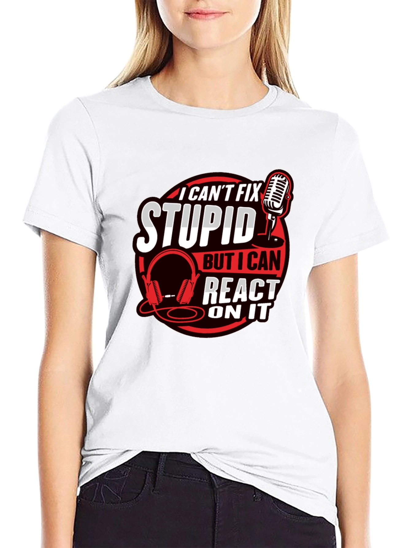 I Cant Fix Stupid Podcast T-Shirt