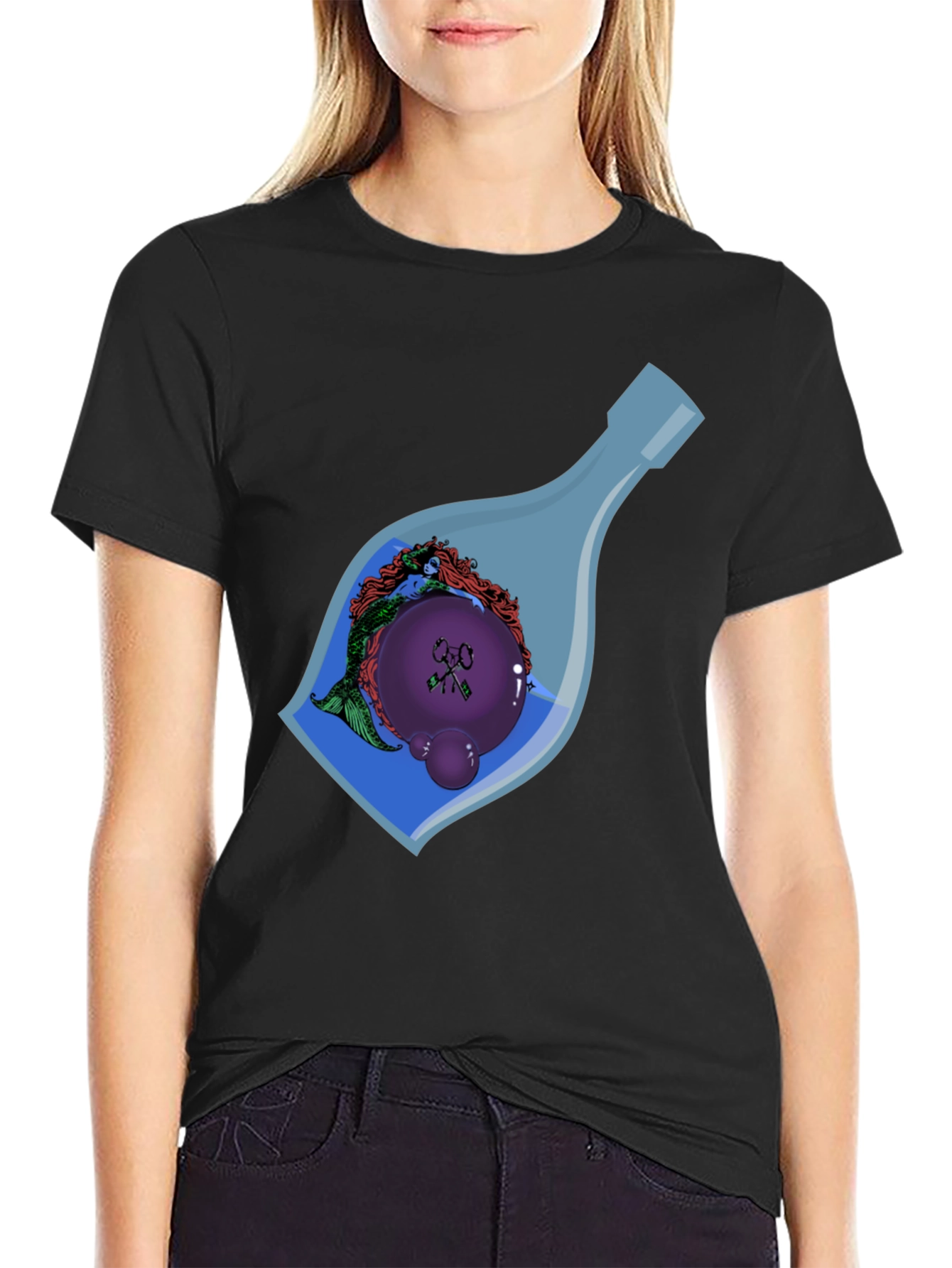 Mermaid in a Bottle Graphic Tee