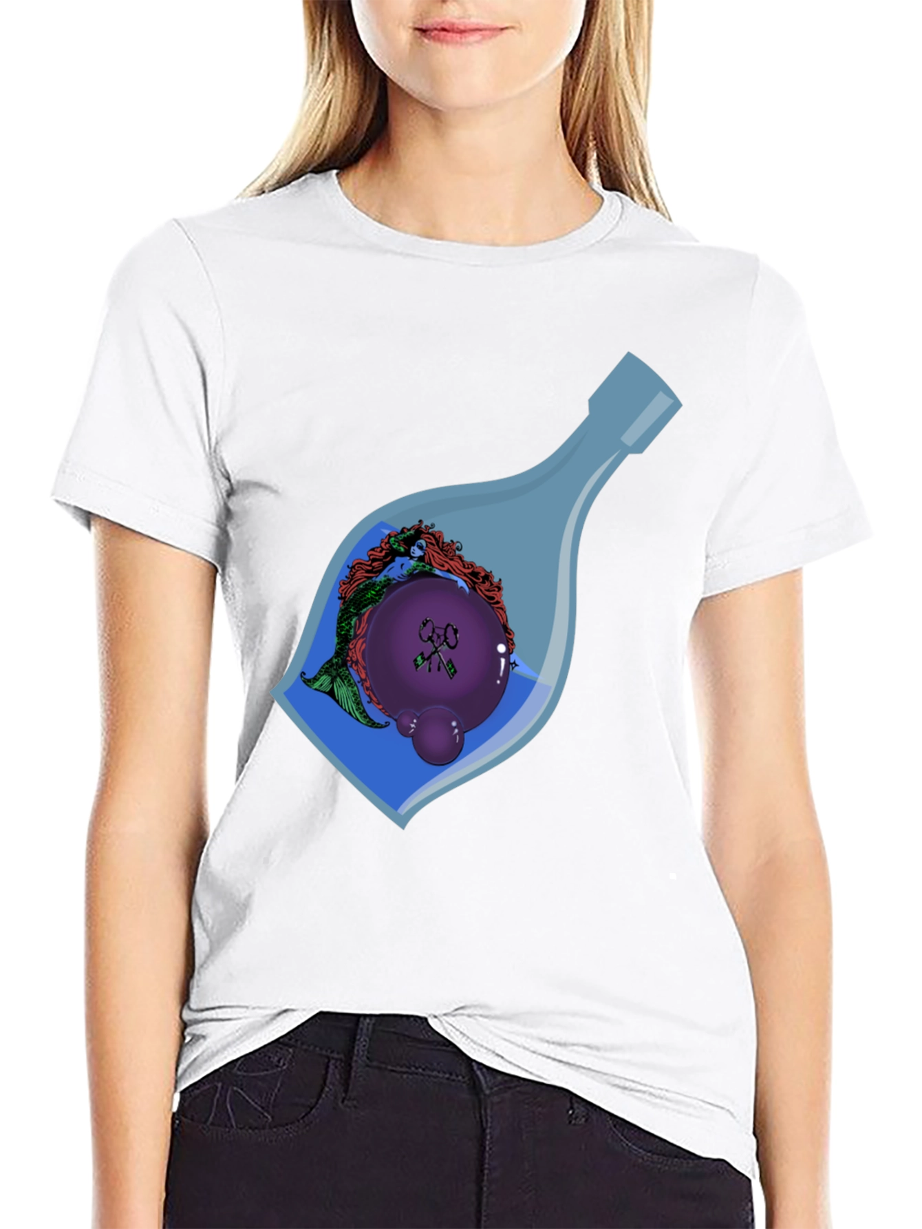 Mermaid in a Bottle Graphic Tee