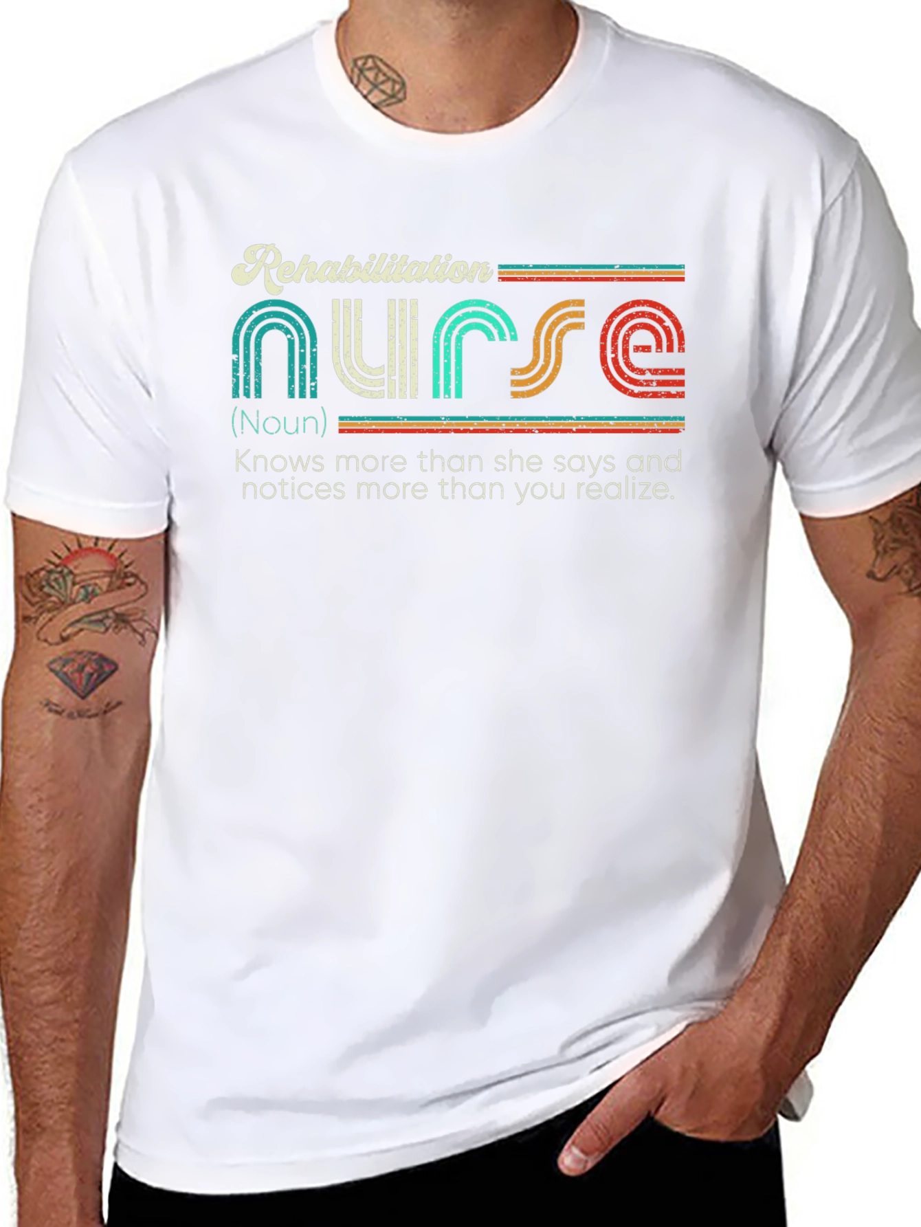 Rehabilitation Nurse Novelty Graphic T-Shirt - Unisex
