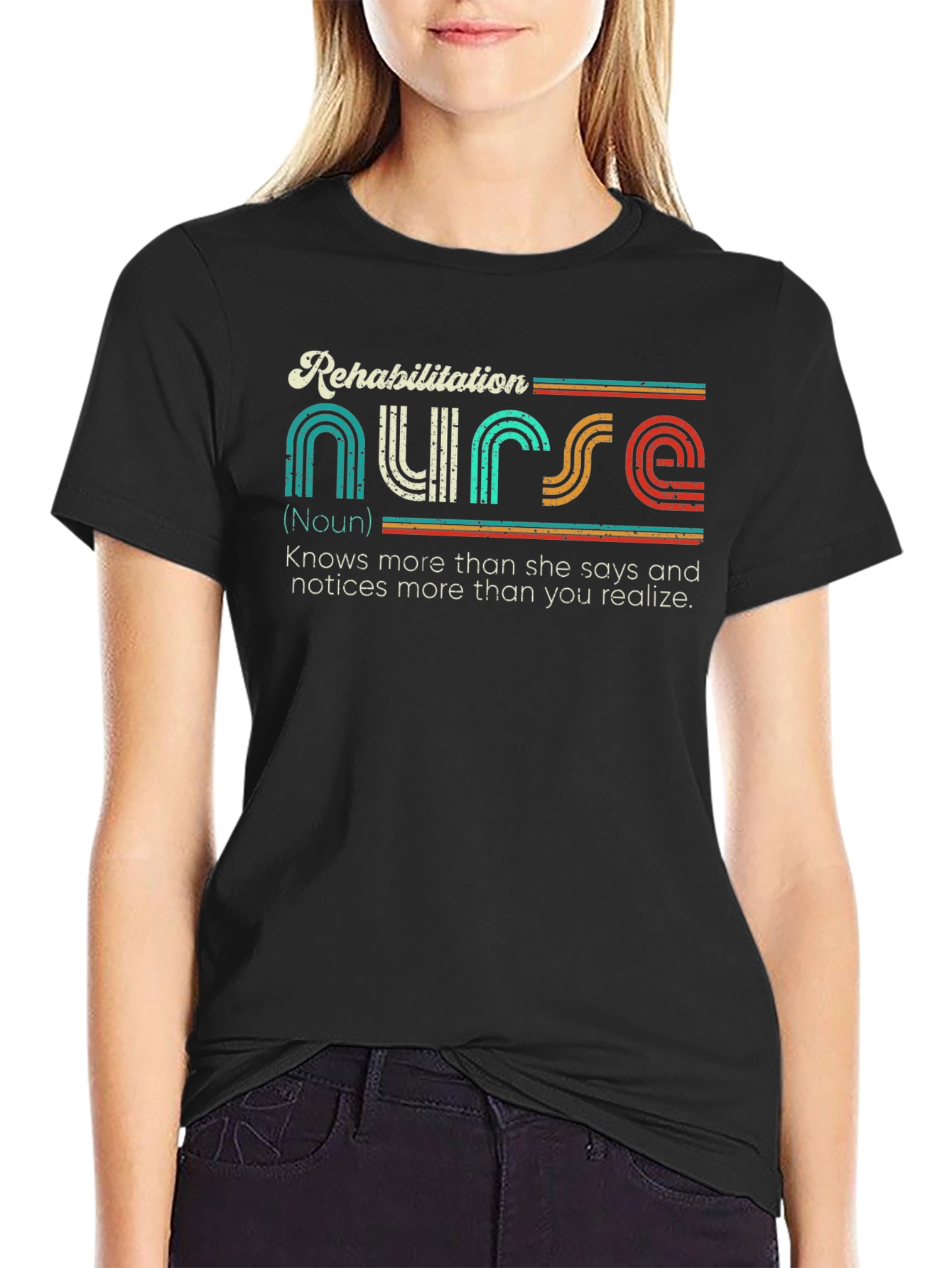 Rehabilitation Nurse Novelty Graphic T-Shirt - Unisex
