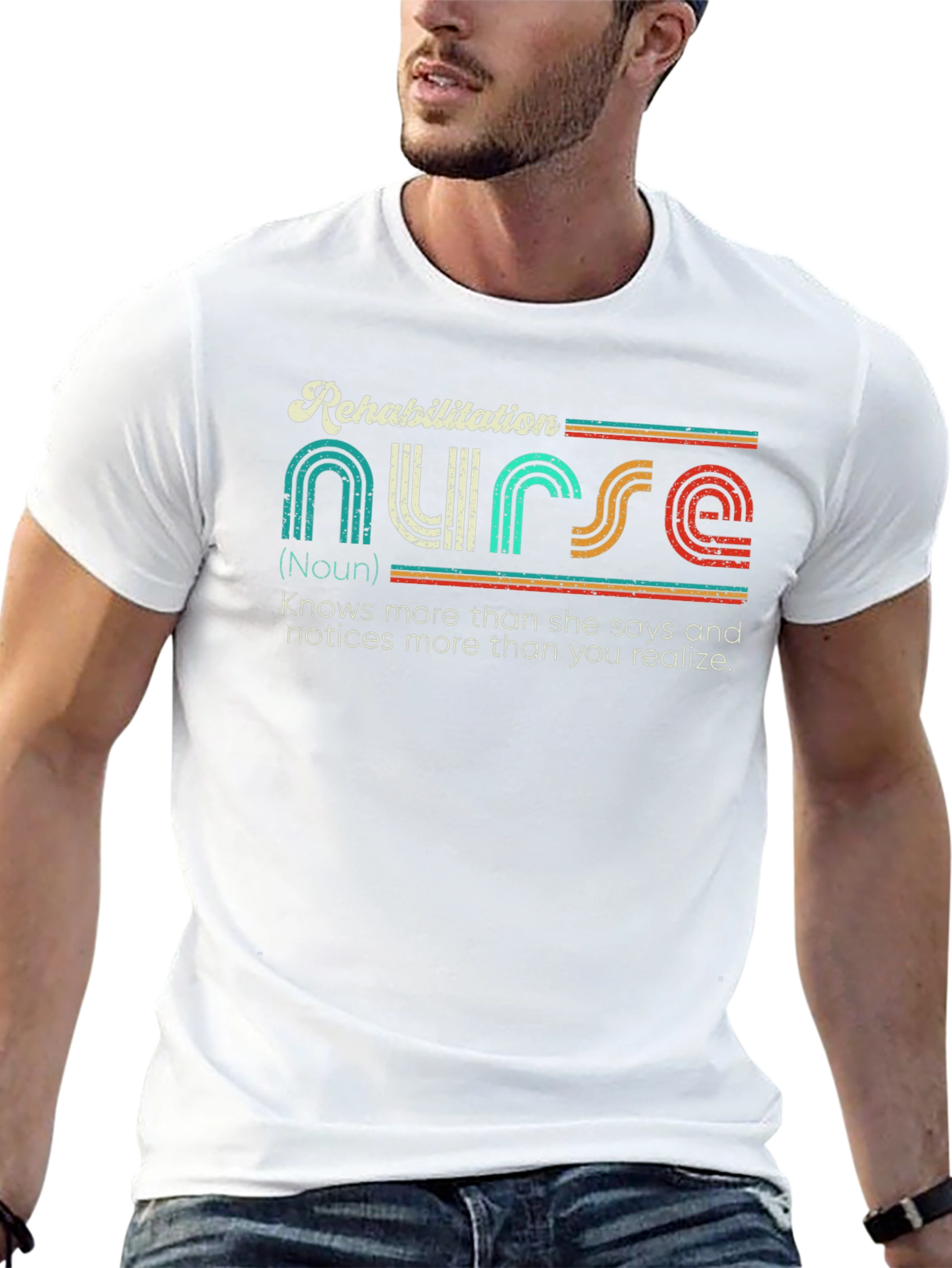 Rehabilitation Nurse Novelty Graphic T-Shirt - Unisex