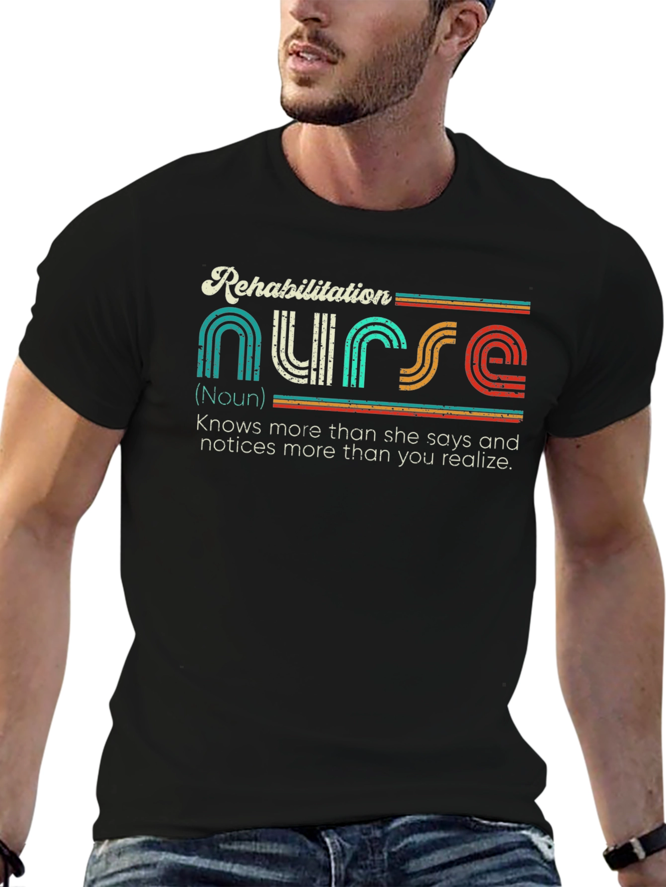 Rehabilitation Nurse Novelty Graphic T-Shirt - Unisex