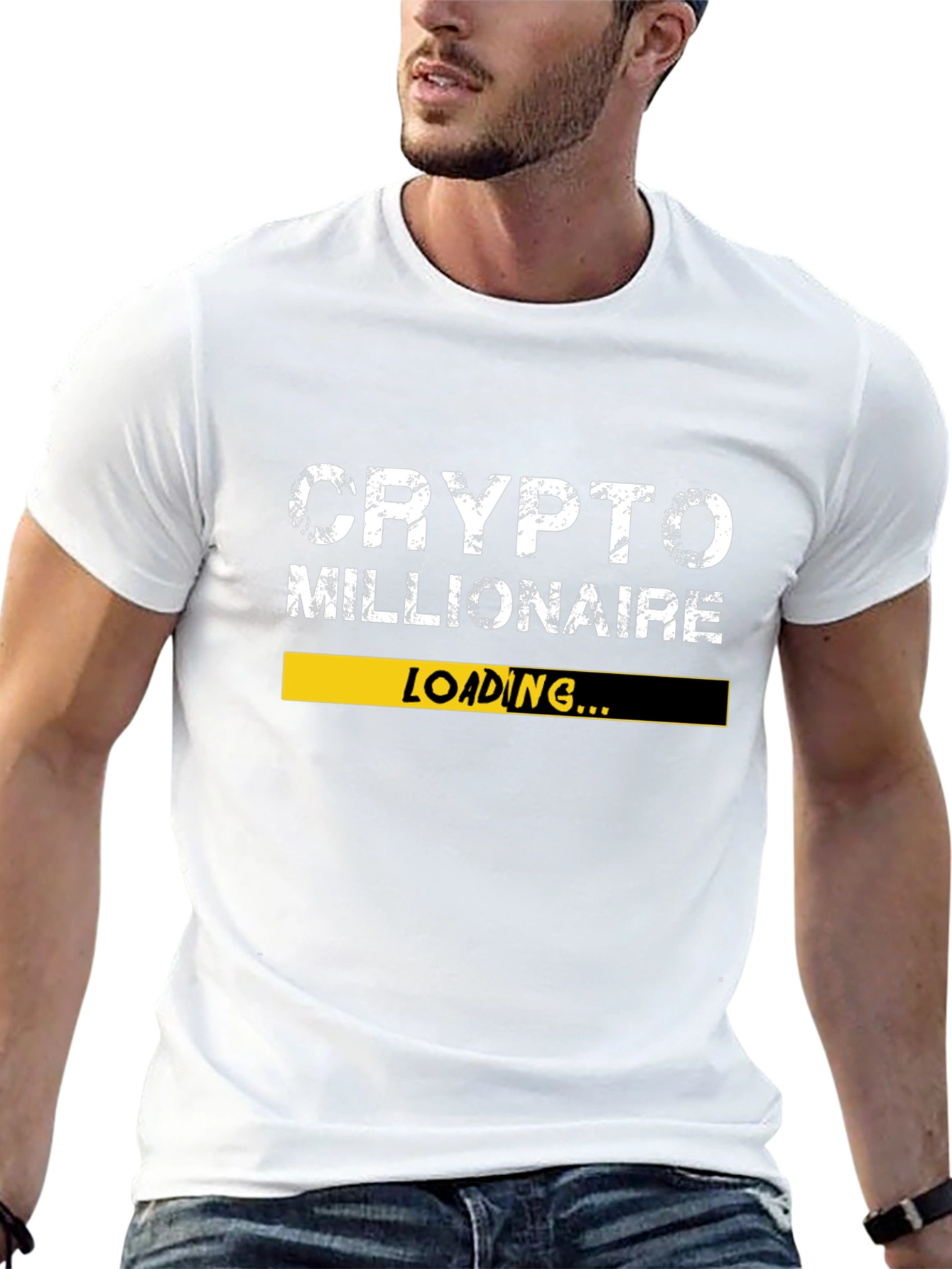 Crypto Millionaire Loading T-Shirt - Black