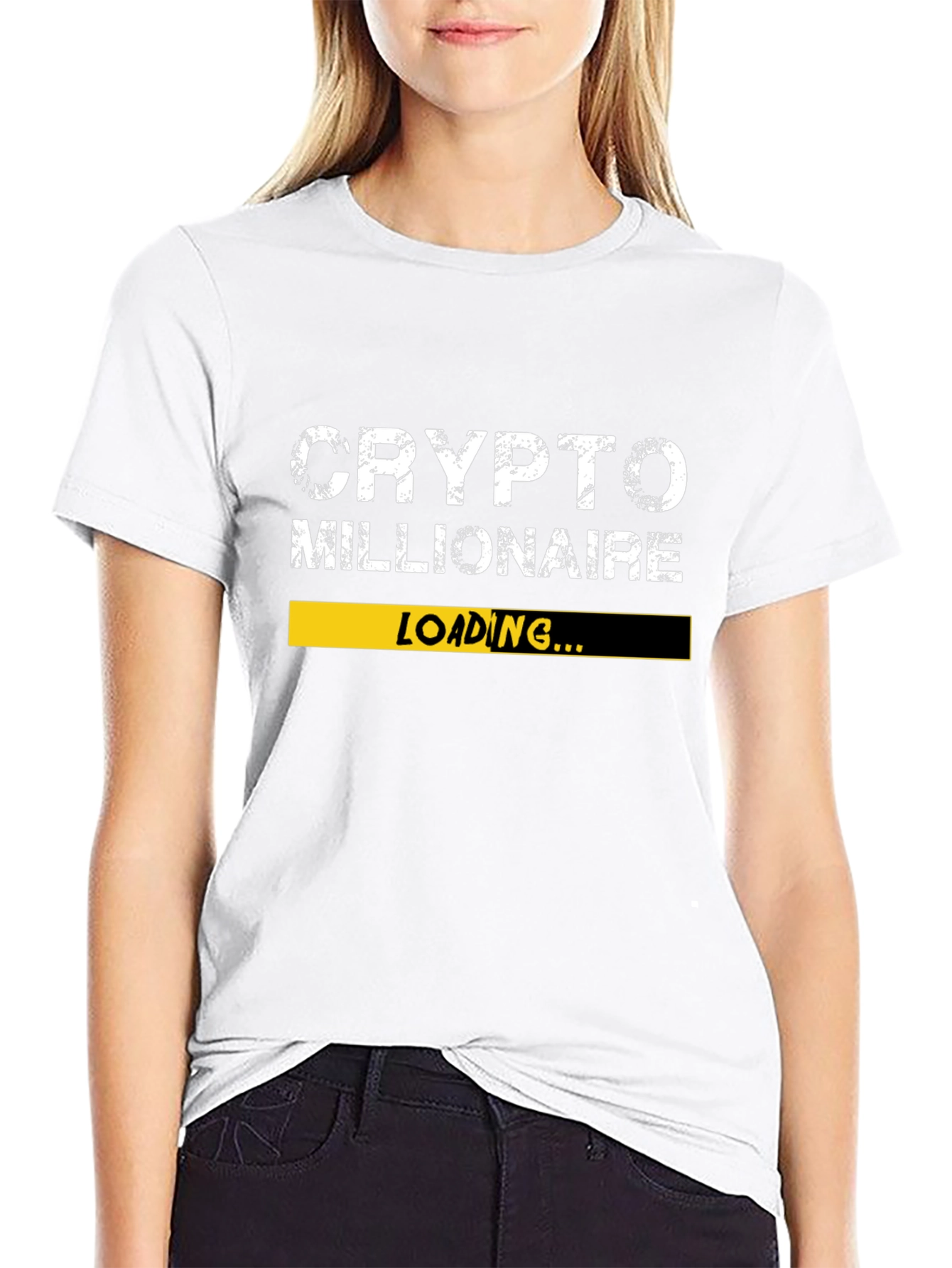 Crypto Millionaire Loading T-Shirt - Black