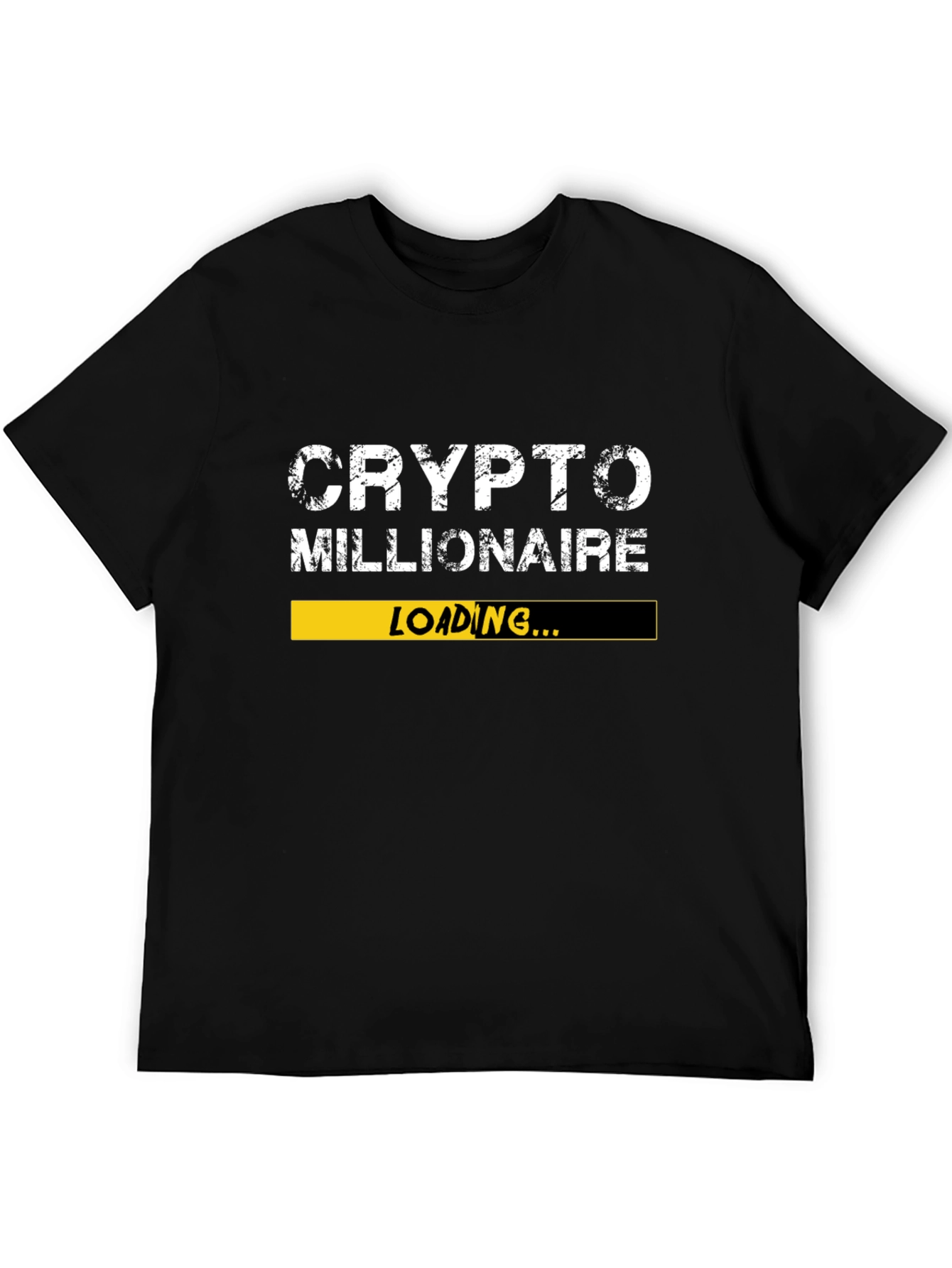 Crypto Millionaire Loading T-Shirt - Black