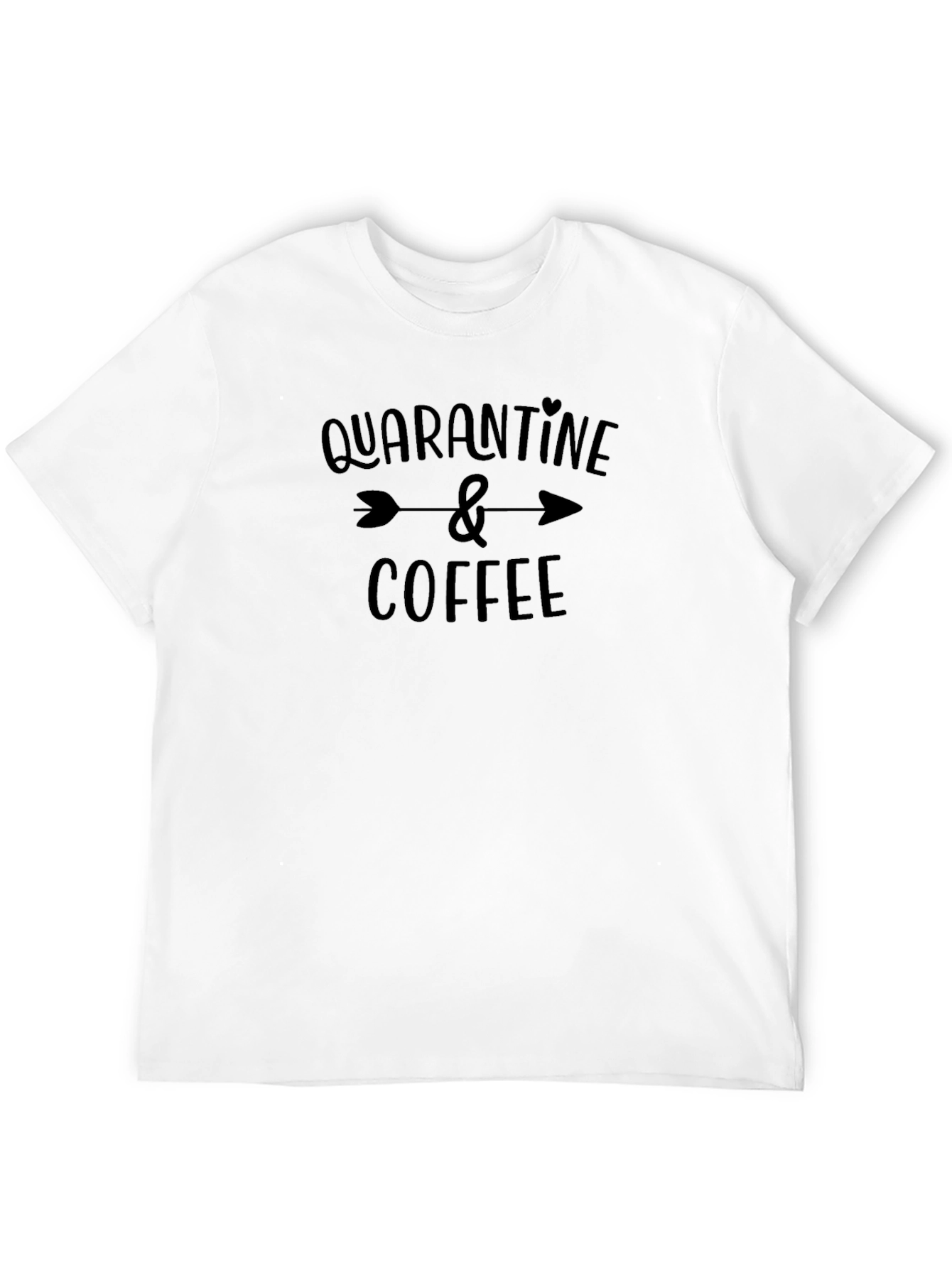 Quarantine & Coffee Graphic Tee - Relaxed Fit