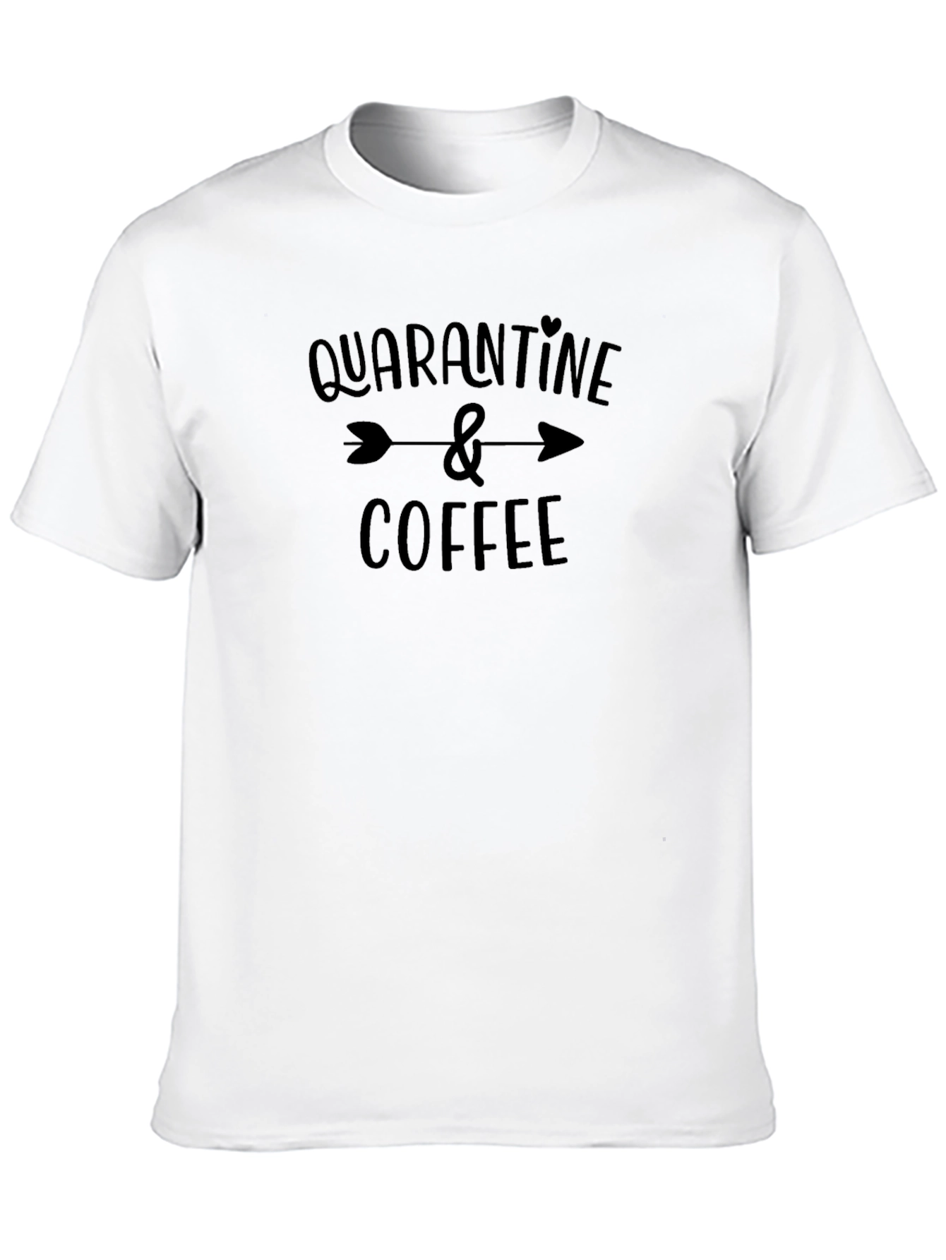 Quarantine & Coffee Graphic Tee - Relaxed Fit