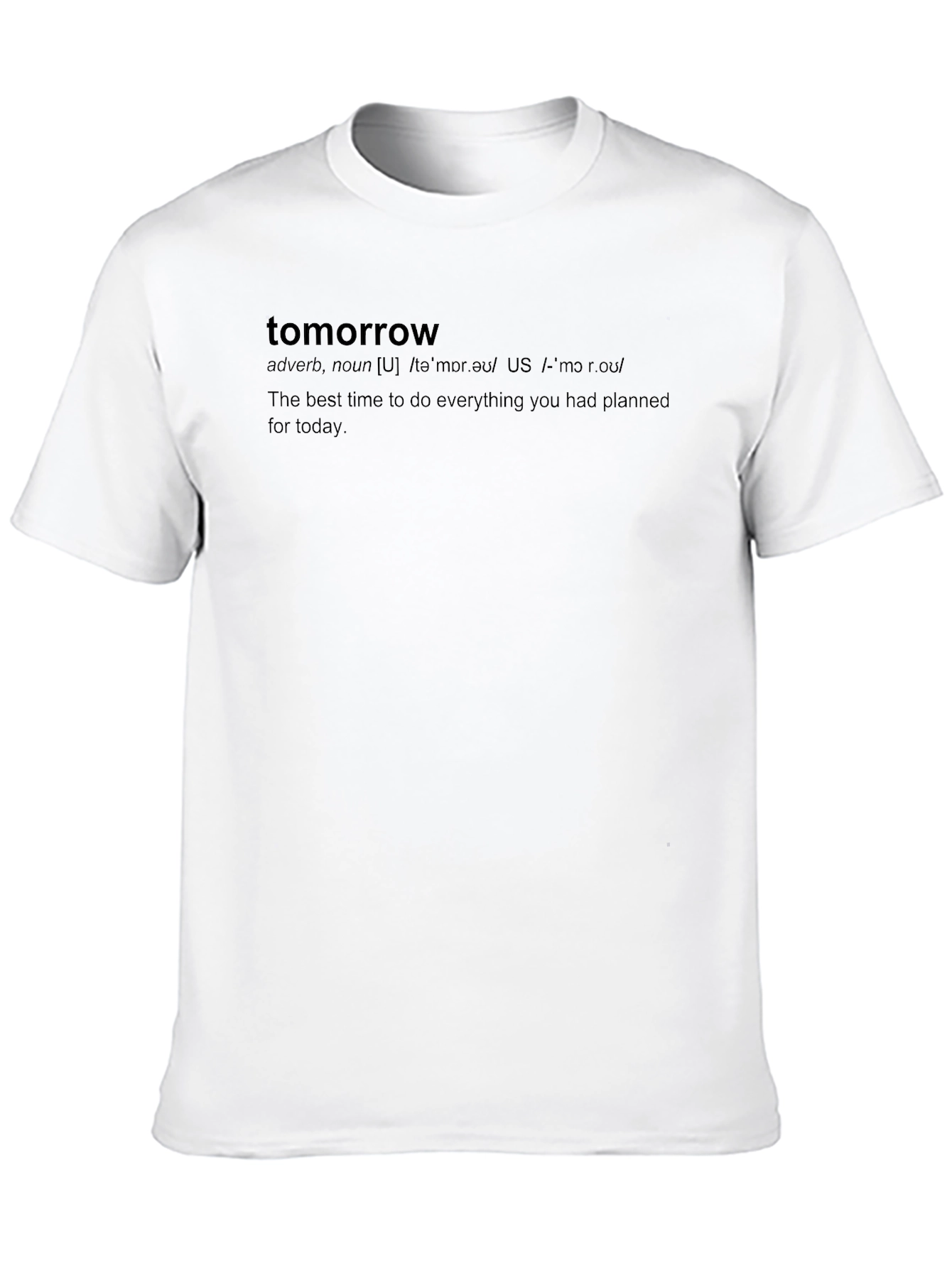 Tomorrow Definition Graphic Tee - Unisex