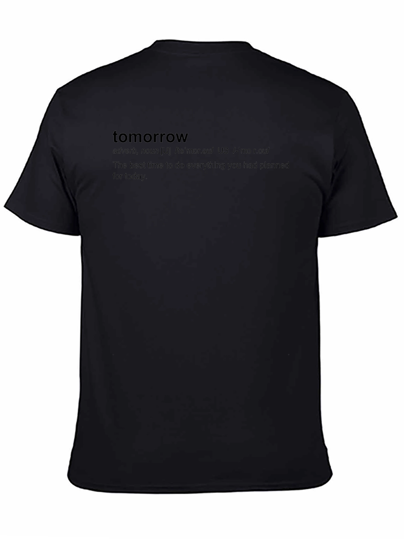 Tomorrow Definition Graphic Tee - Unisex