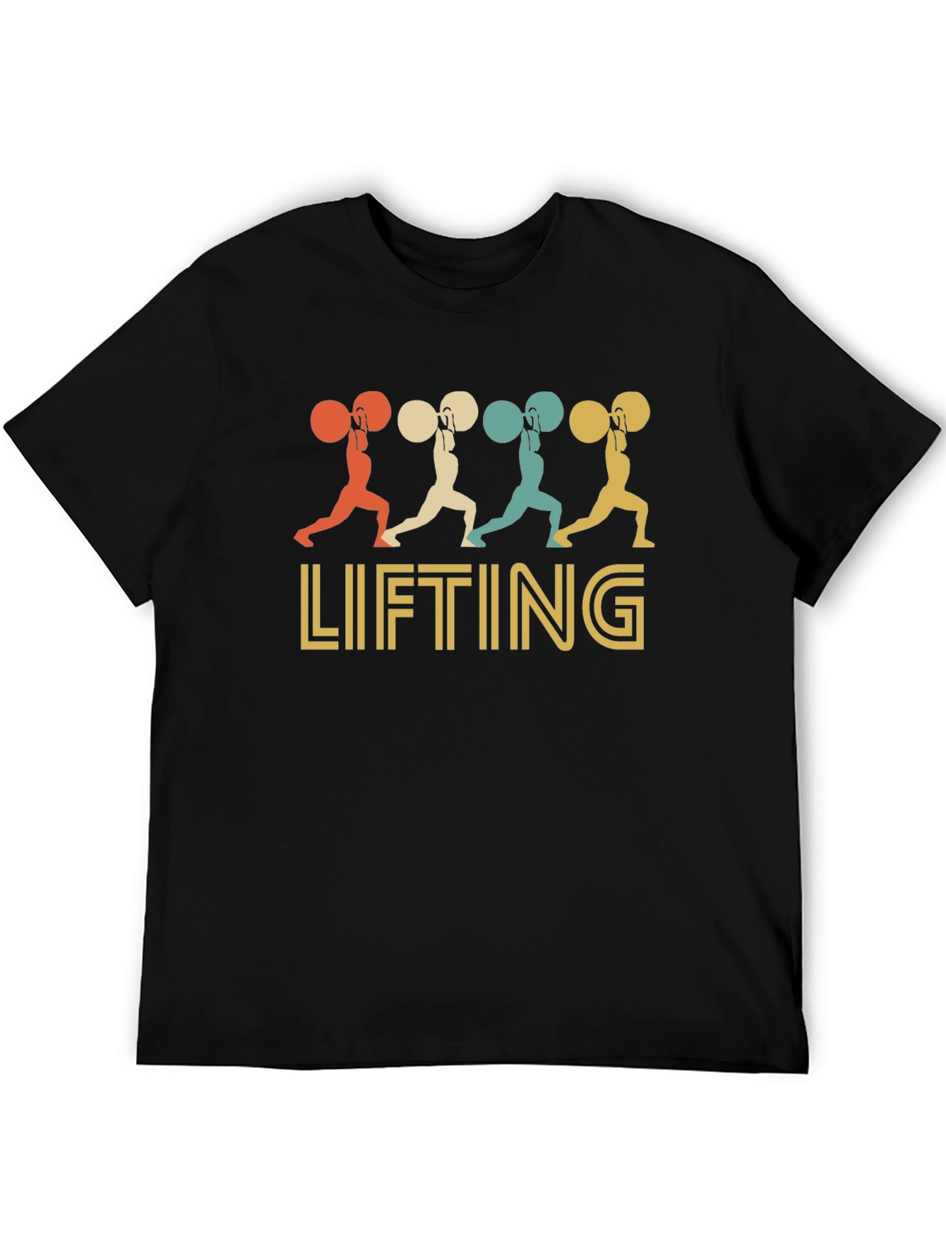 Retro Weightlifting T-Shirt
