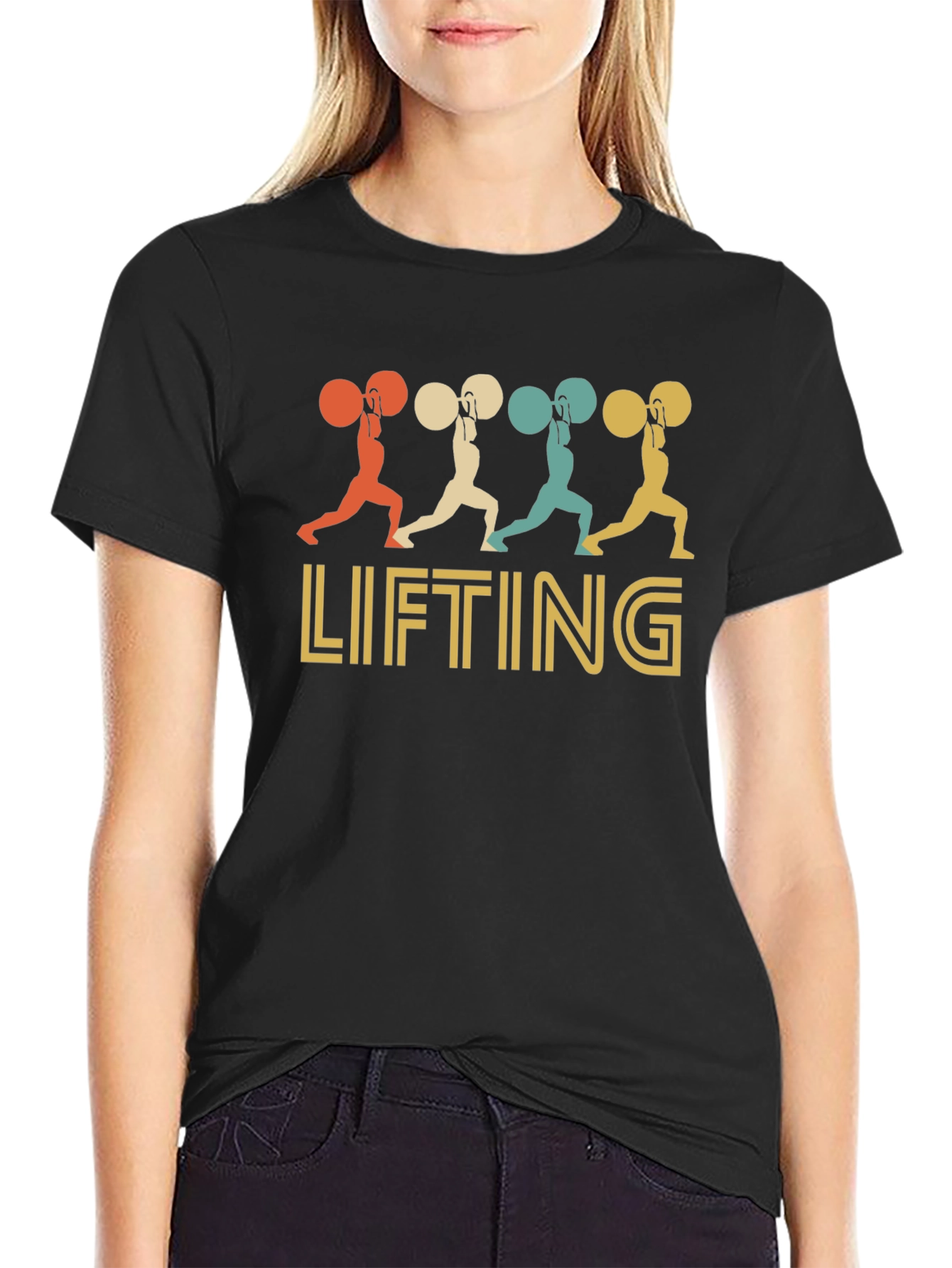Retro Weightlifting T-Shirt