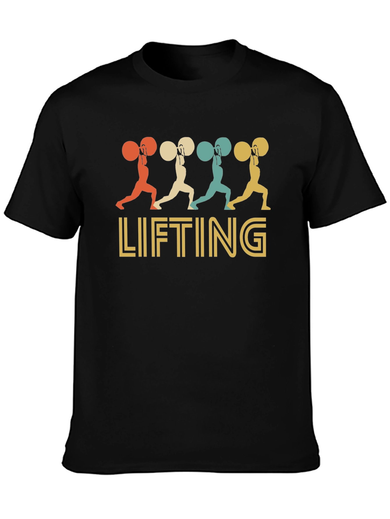 Retro Weightlifting T-Shirt