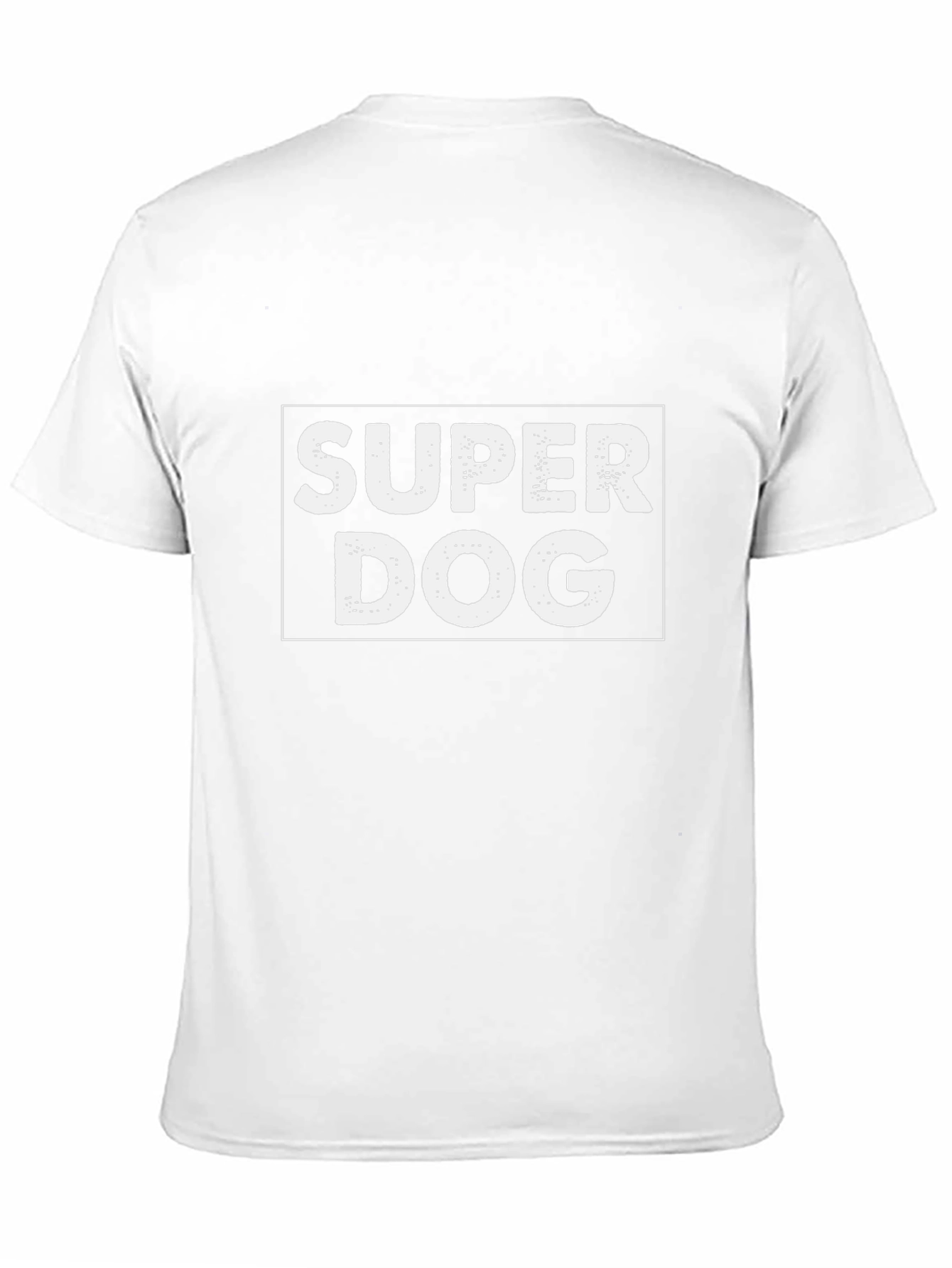 Super Dog Graphic Tee - Black Cotton T-Shirt