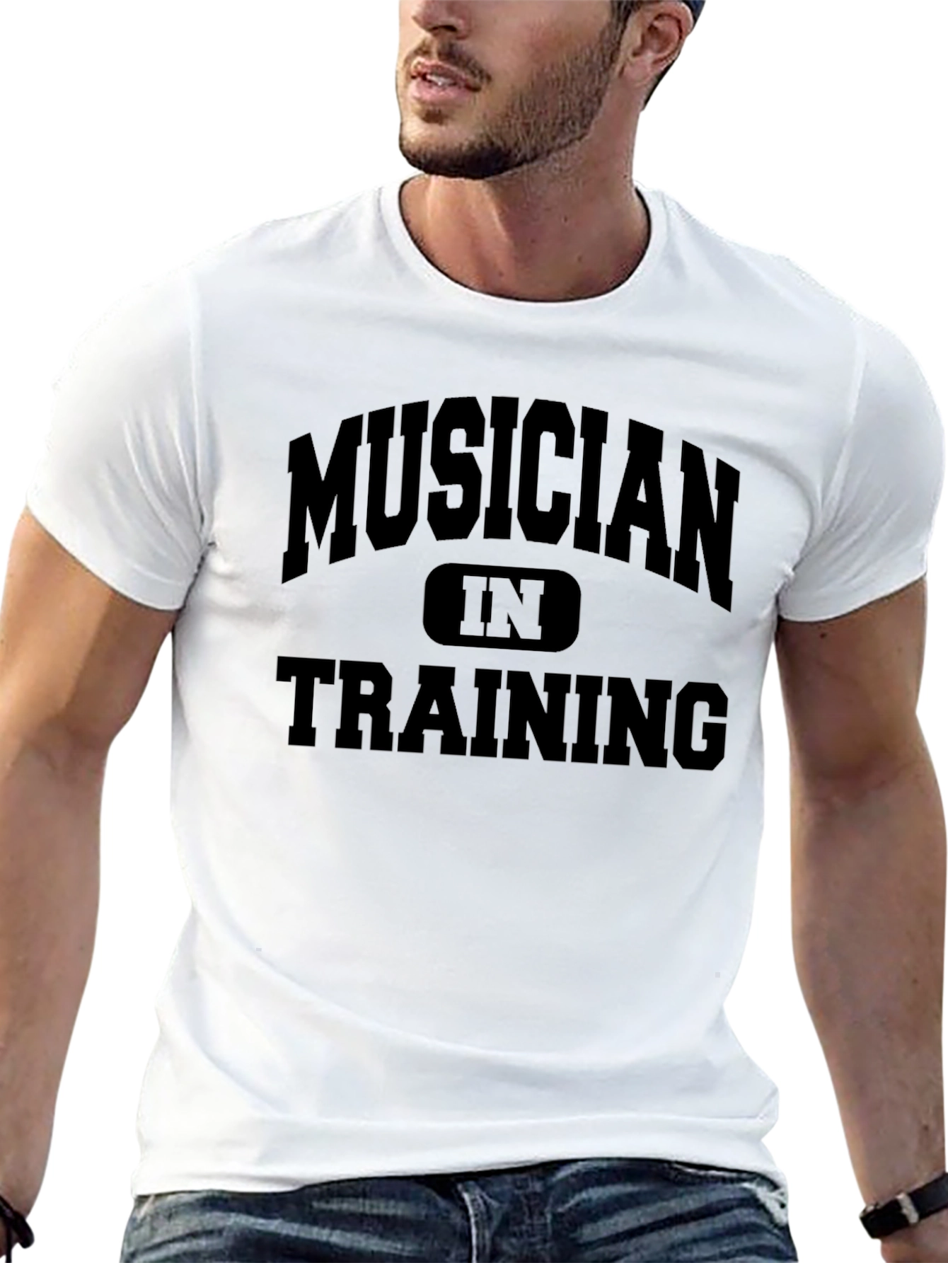 Musician In Training Black Graphic Tee