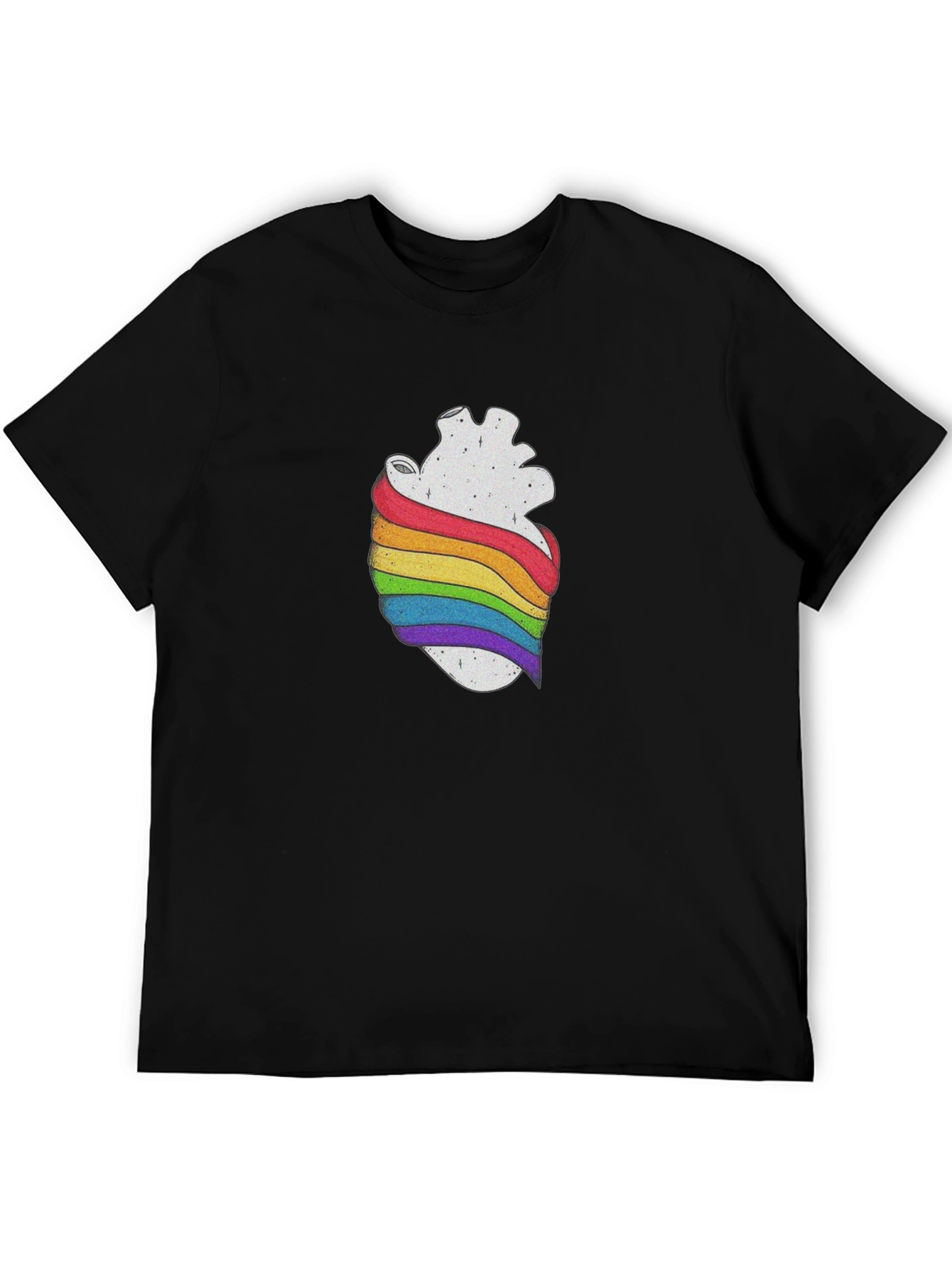 LGBT Heart T-Shirt - Love Wins