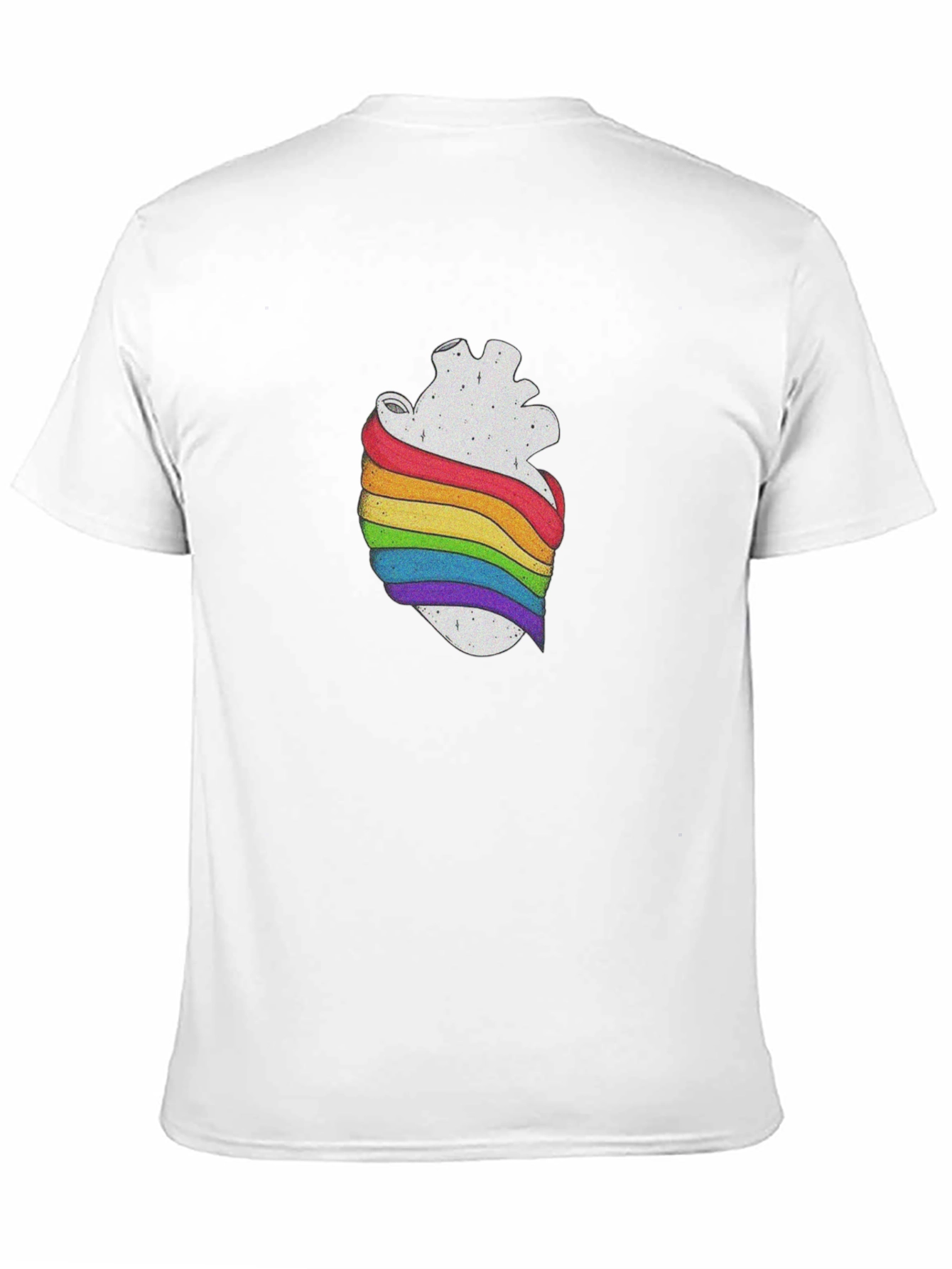 LGBT Heart T-Shirt - Love Wins