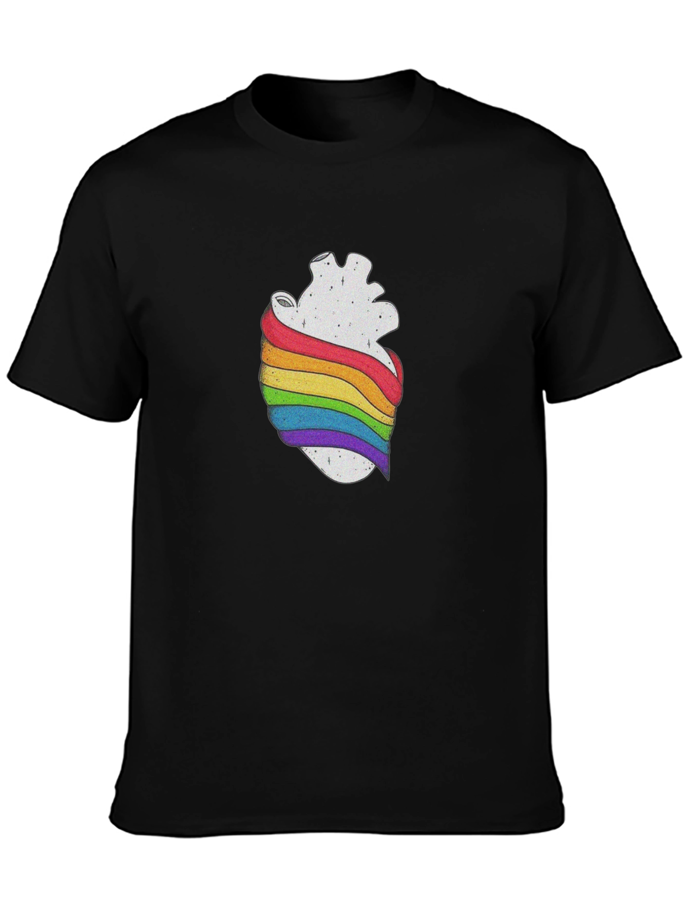 LGBT Heart T-Shirt - Love Wins