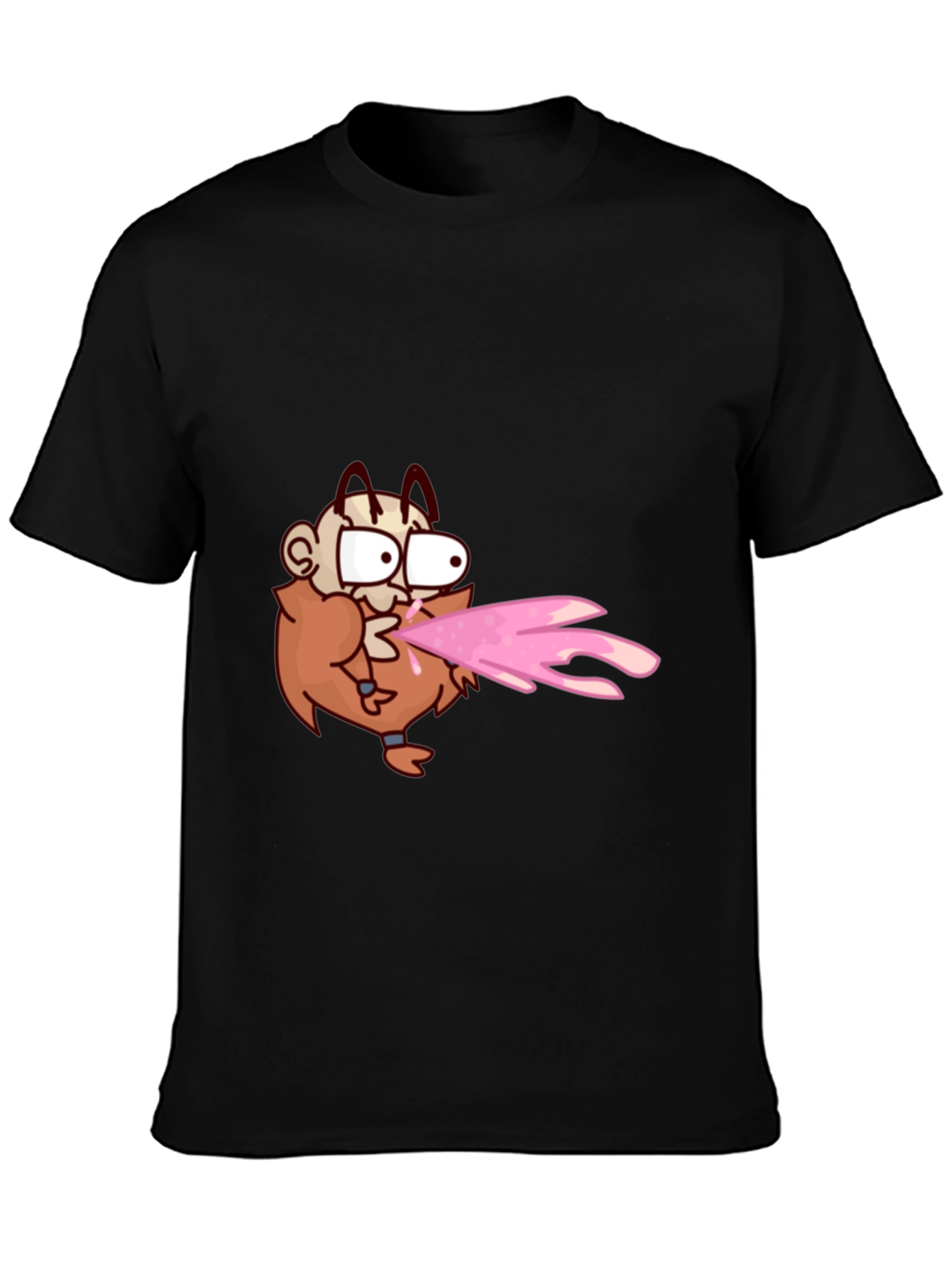 Cartoon Man Fire T-Shirt